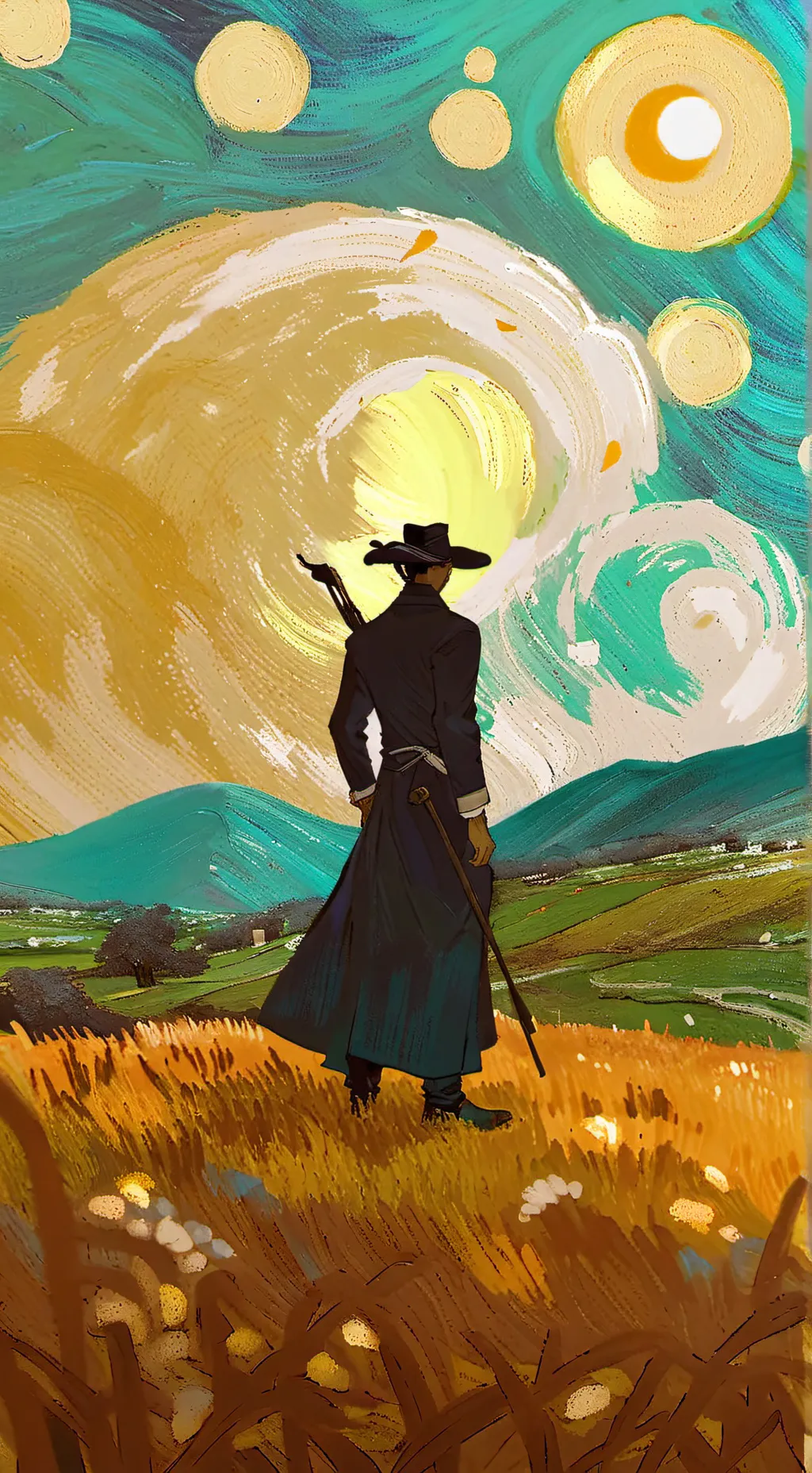 ai character: Base 1 titans  background