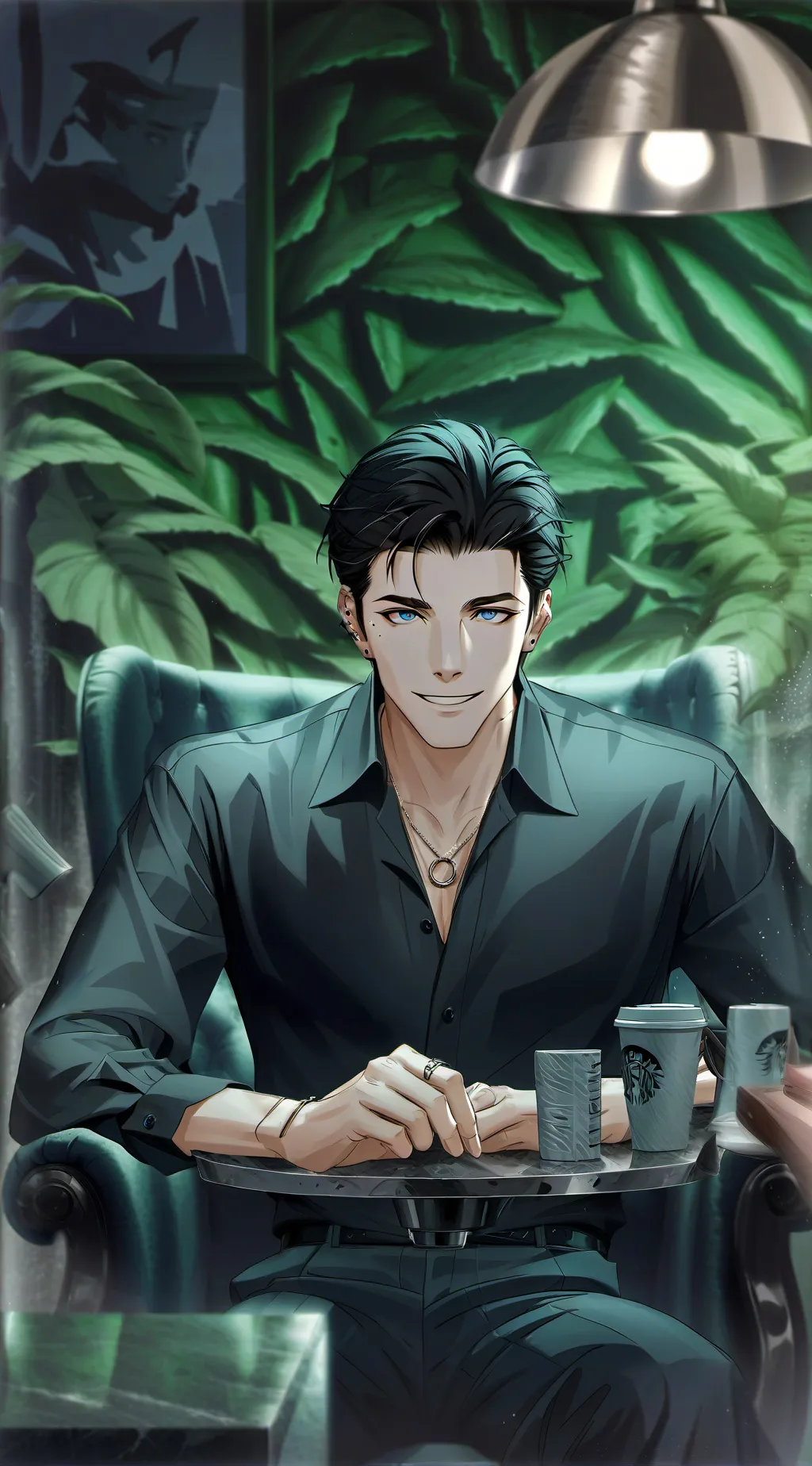 ai character: Sacha background