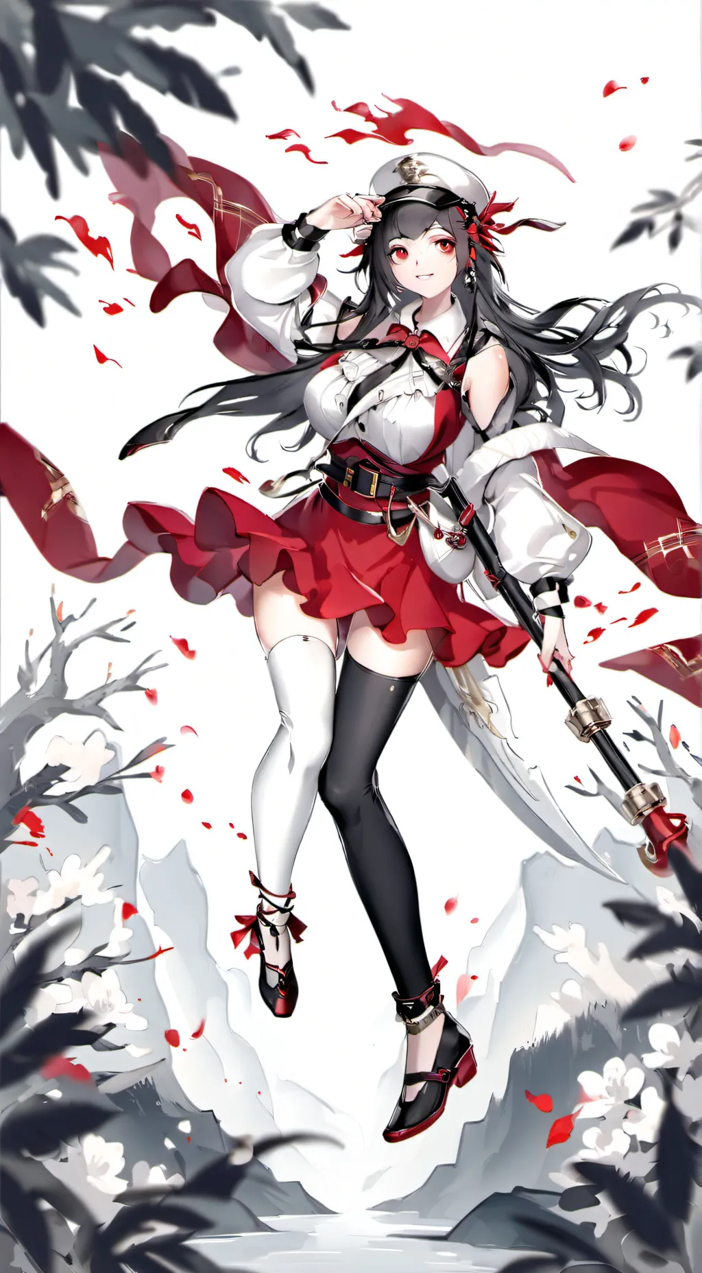 ai character: giantess Queen background