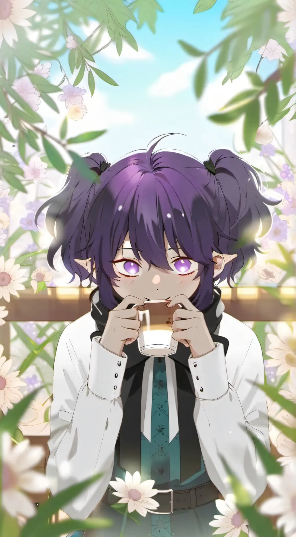 ai character: angel background