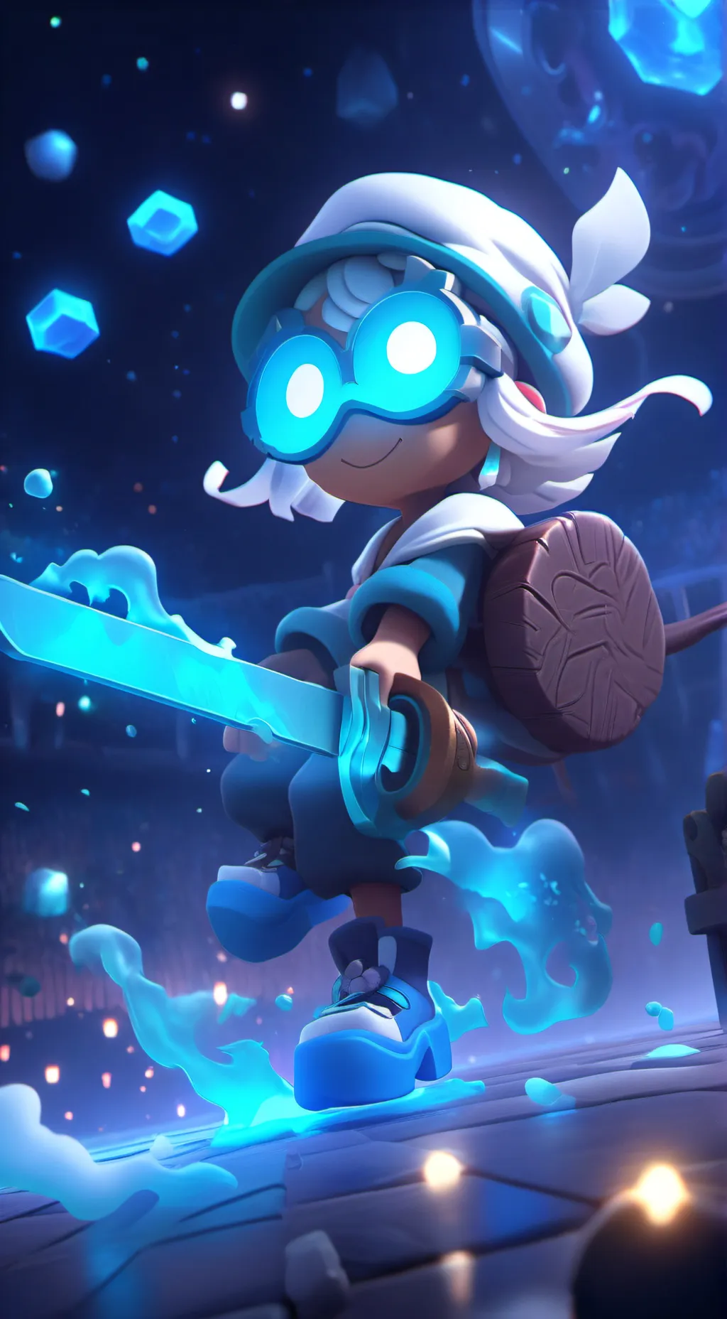 ai character: Baxter  background