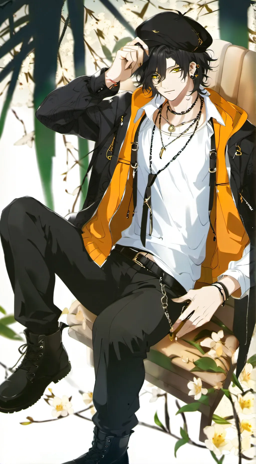 ai character: Christopher  background