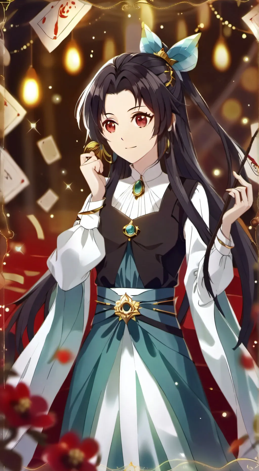 ai character: Angel  background