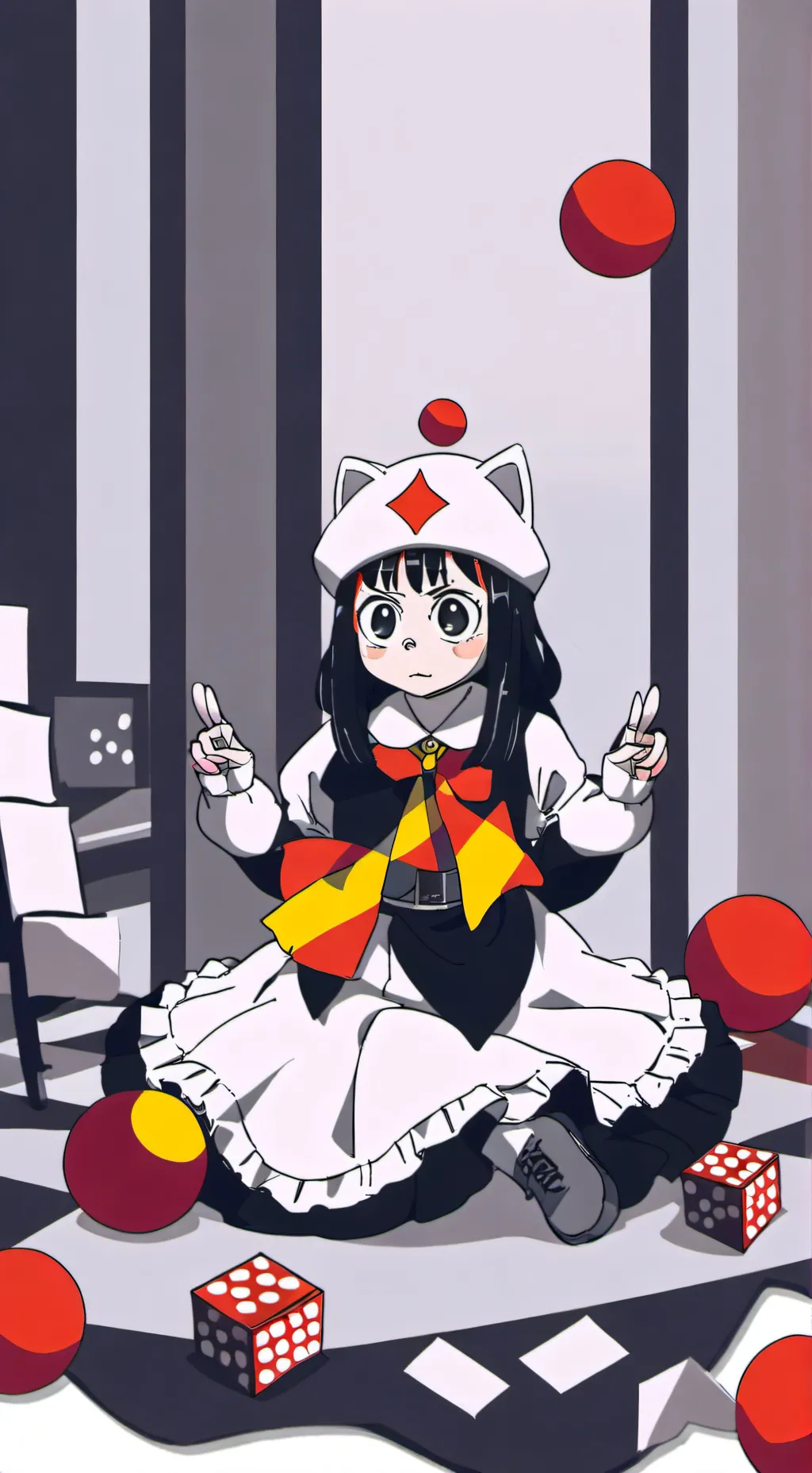 ai character: Pomni background