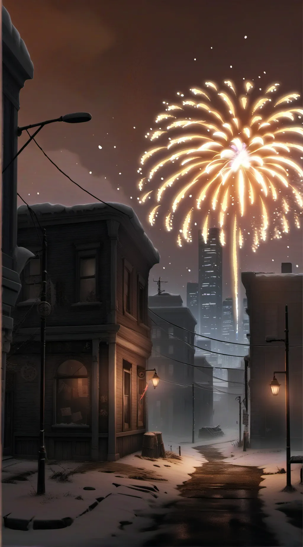 ai character: MD New years background