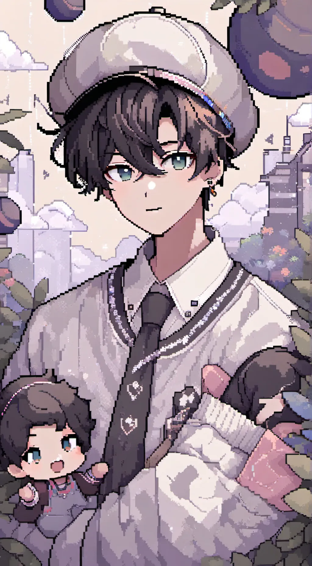 ai character: good boy background