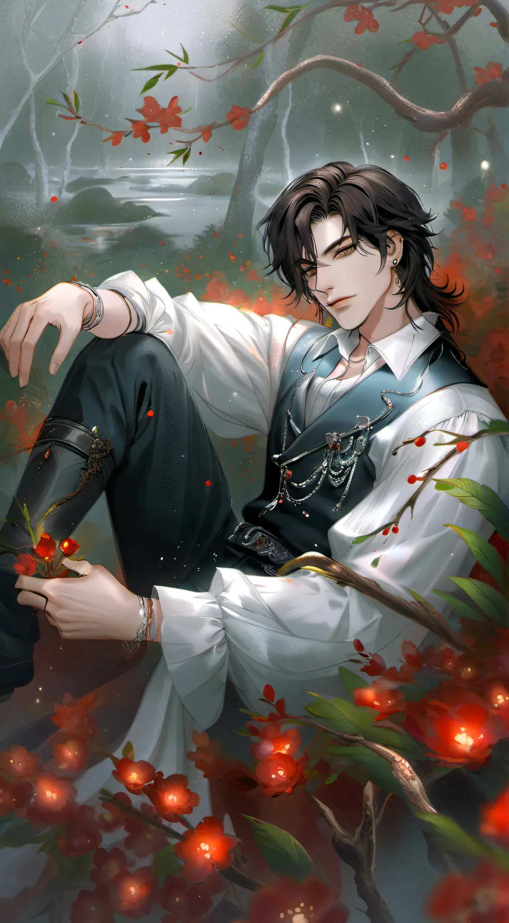 ai character: arthur serveiro🖤 background