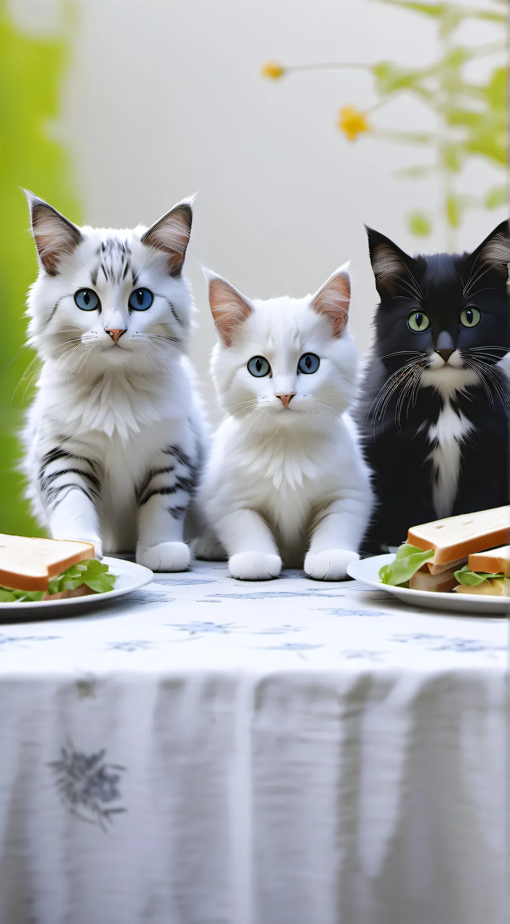 ai character: Cats background