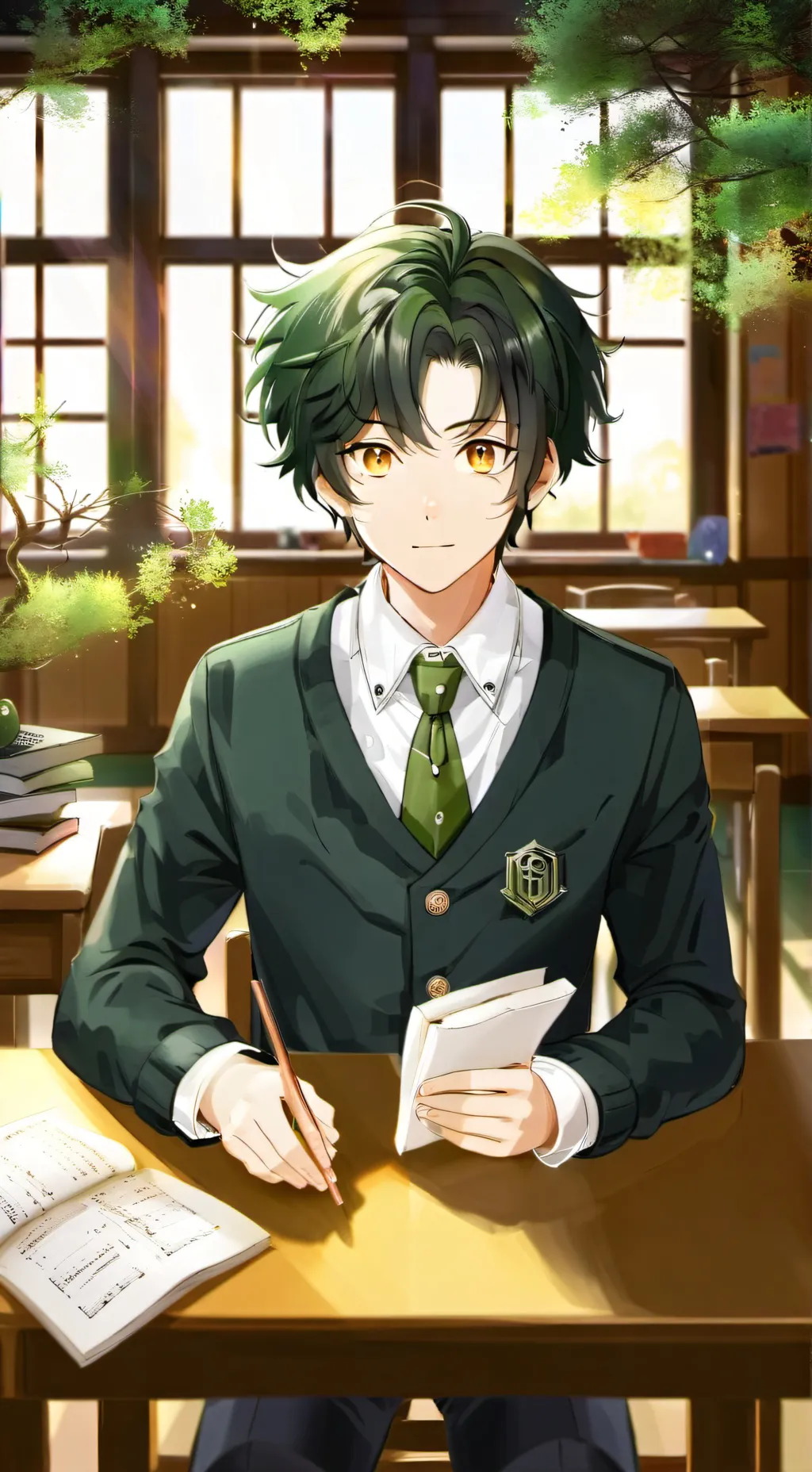 ai character: Mha with my oc background