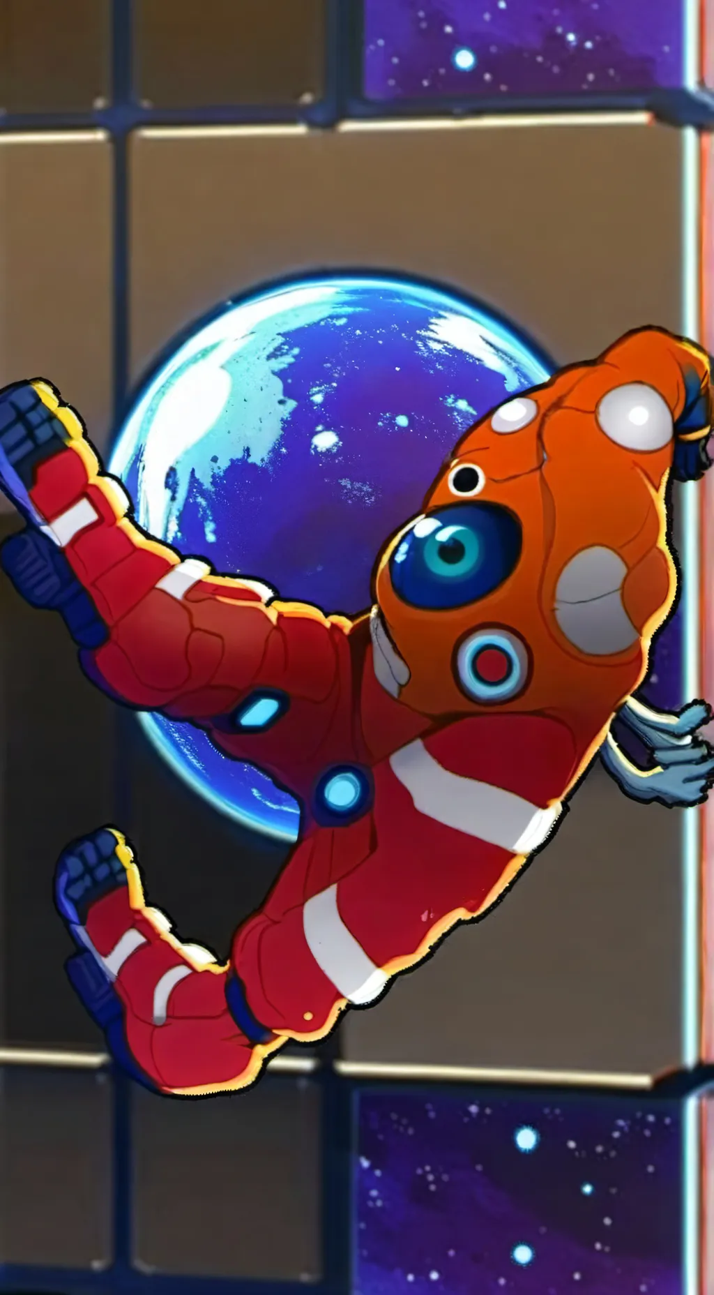 ai character: Amongus background