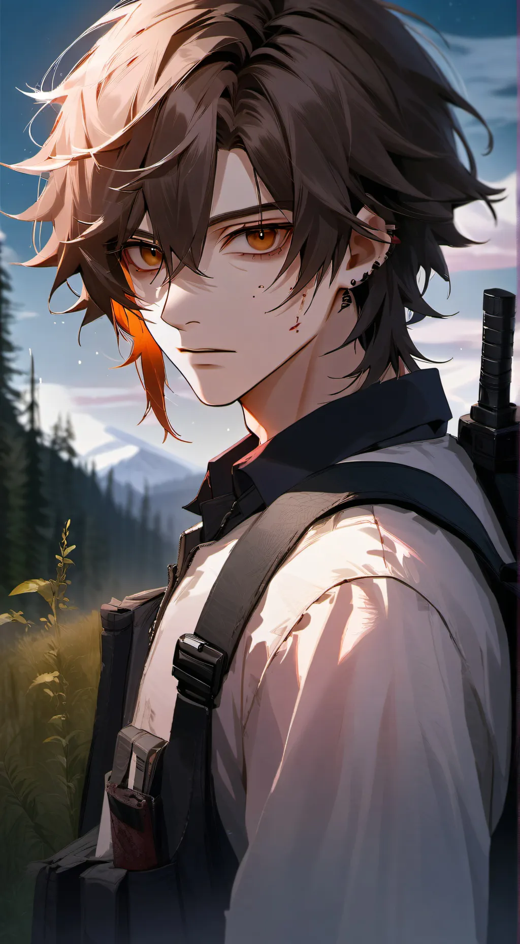 ai character: Aaron background