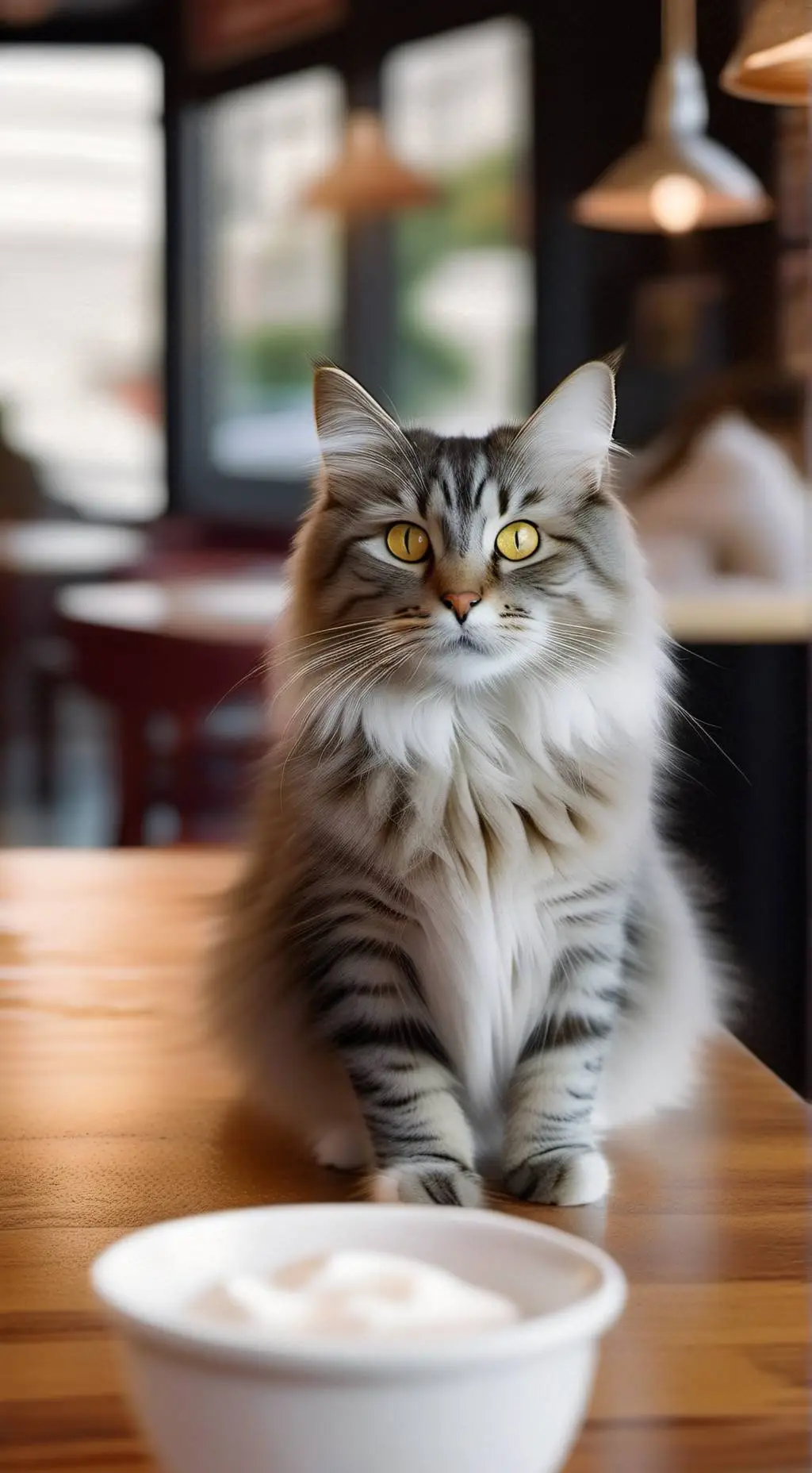 ai character: Gummy the Cat background