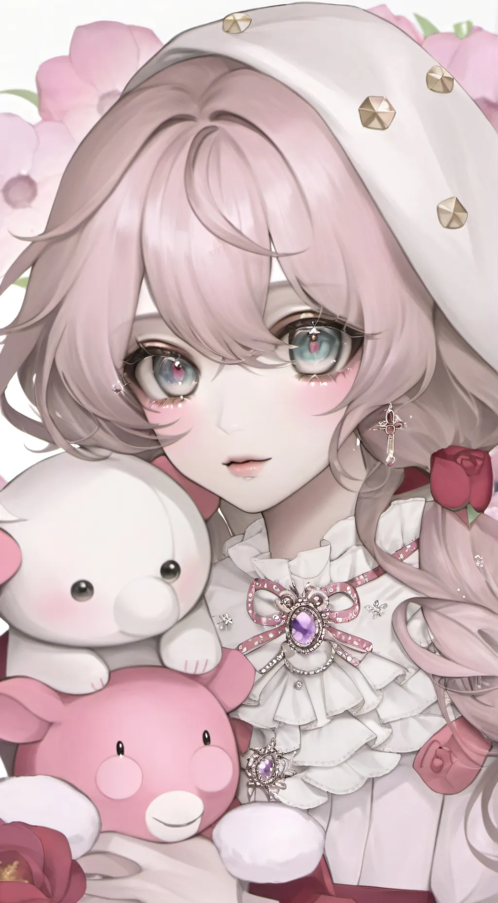 ai character: focus background