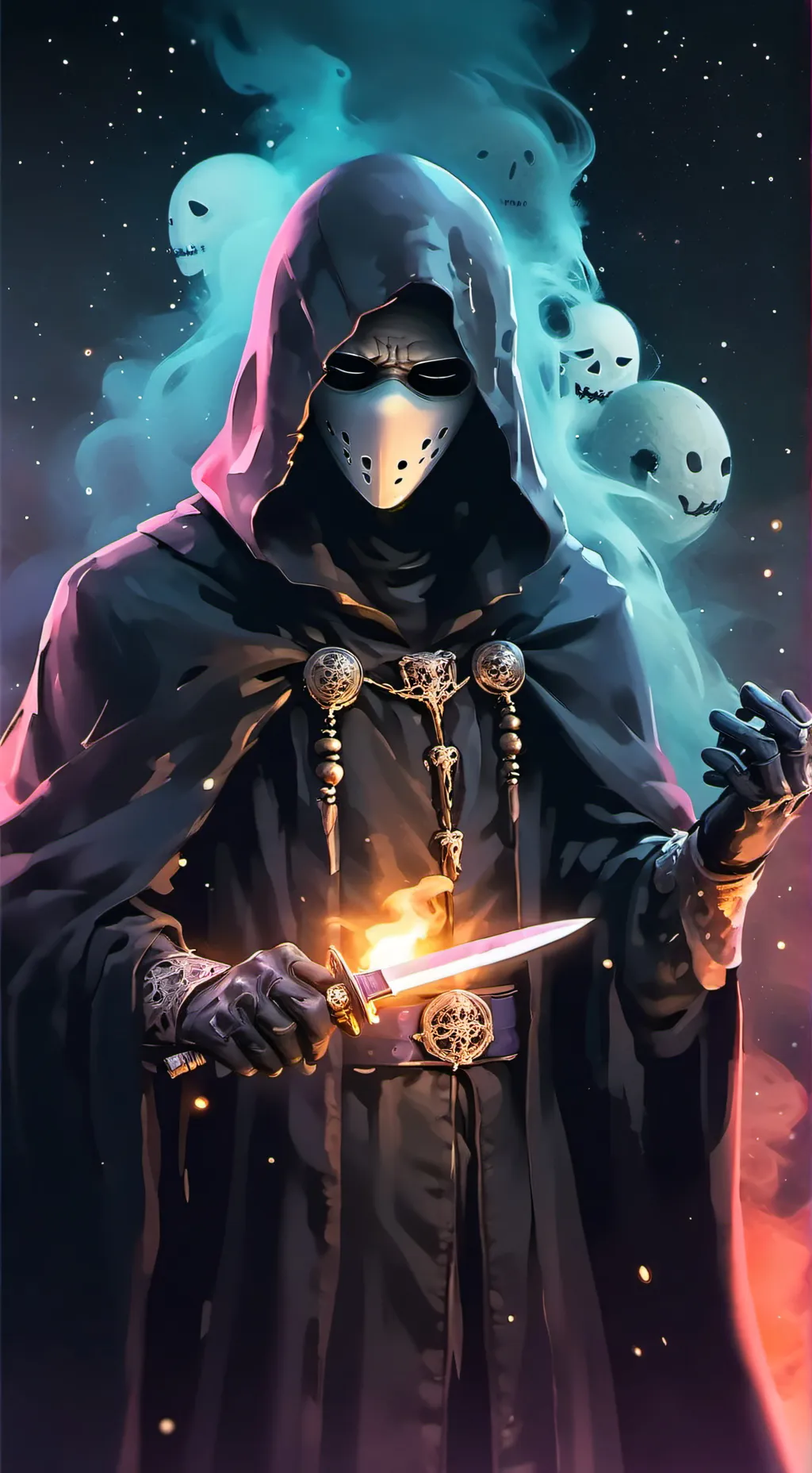 ai character: scream background