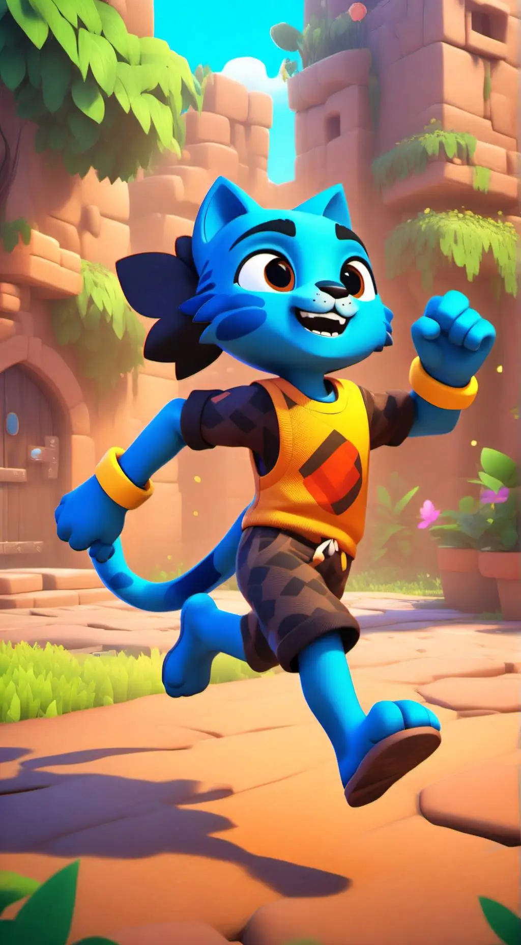 ai character: Mundo de Gumball! background