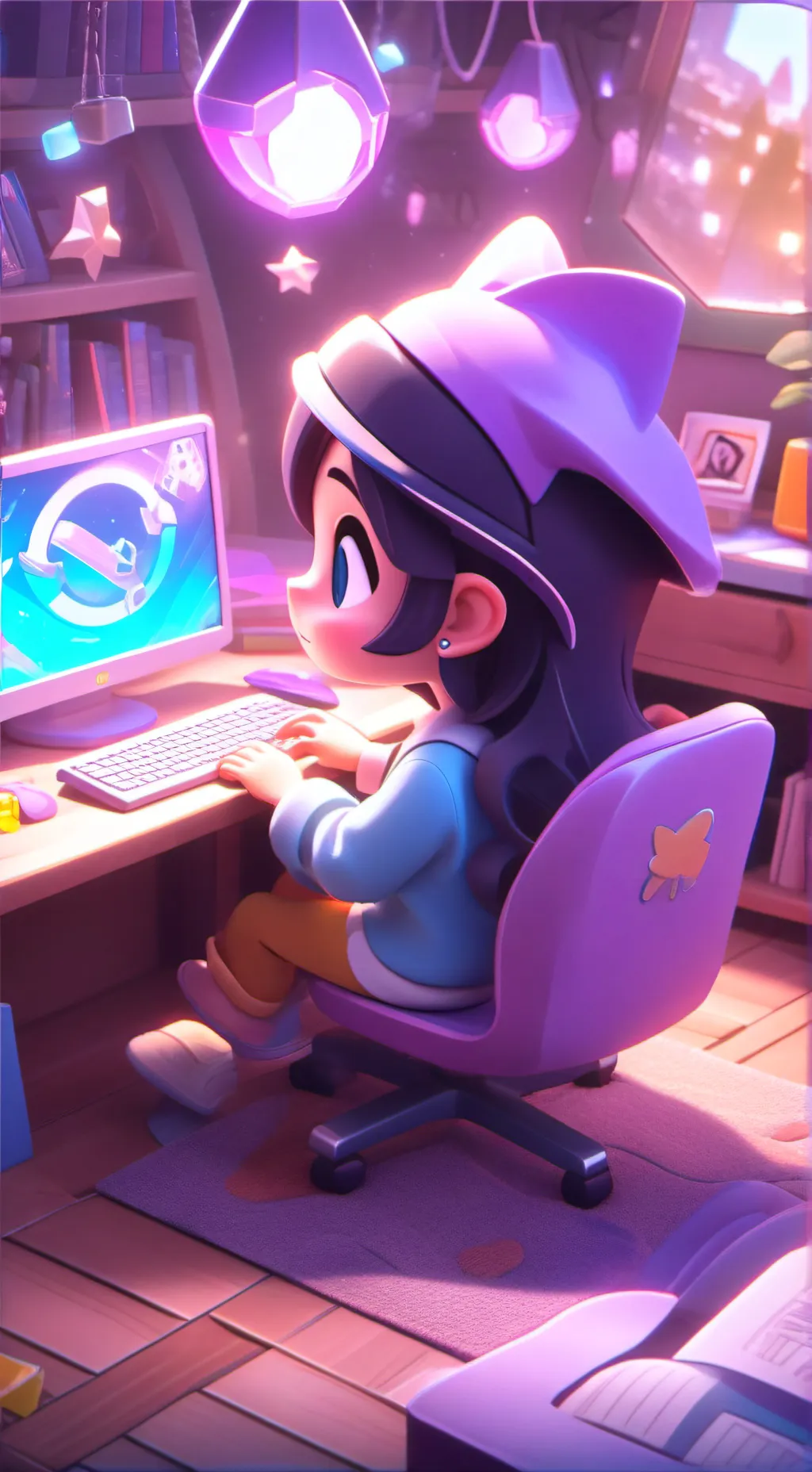 ai character: 2025 background