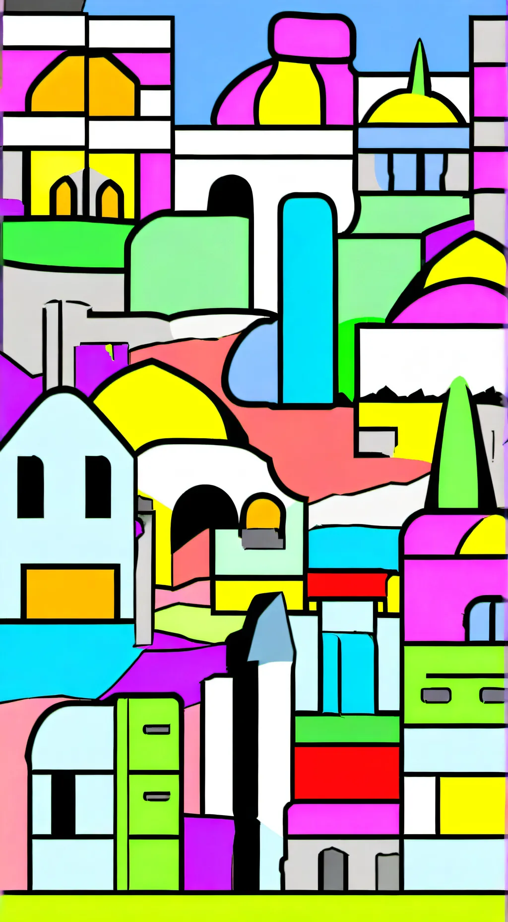 ai character: sprunki+doors background