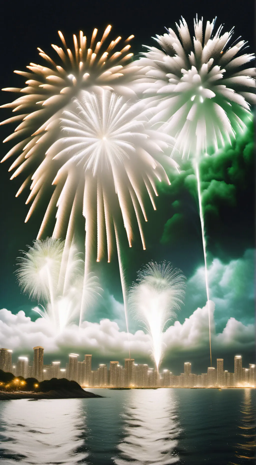 ai character: HAPPY 2025! background