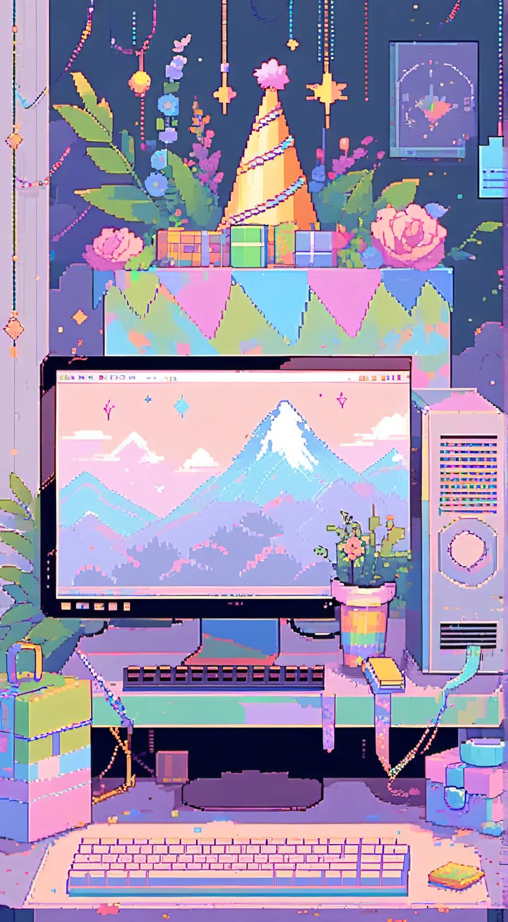 ai character: Mr.fun computer 3 background