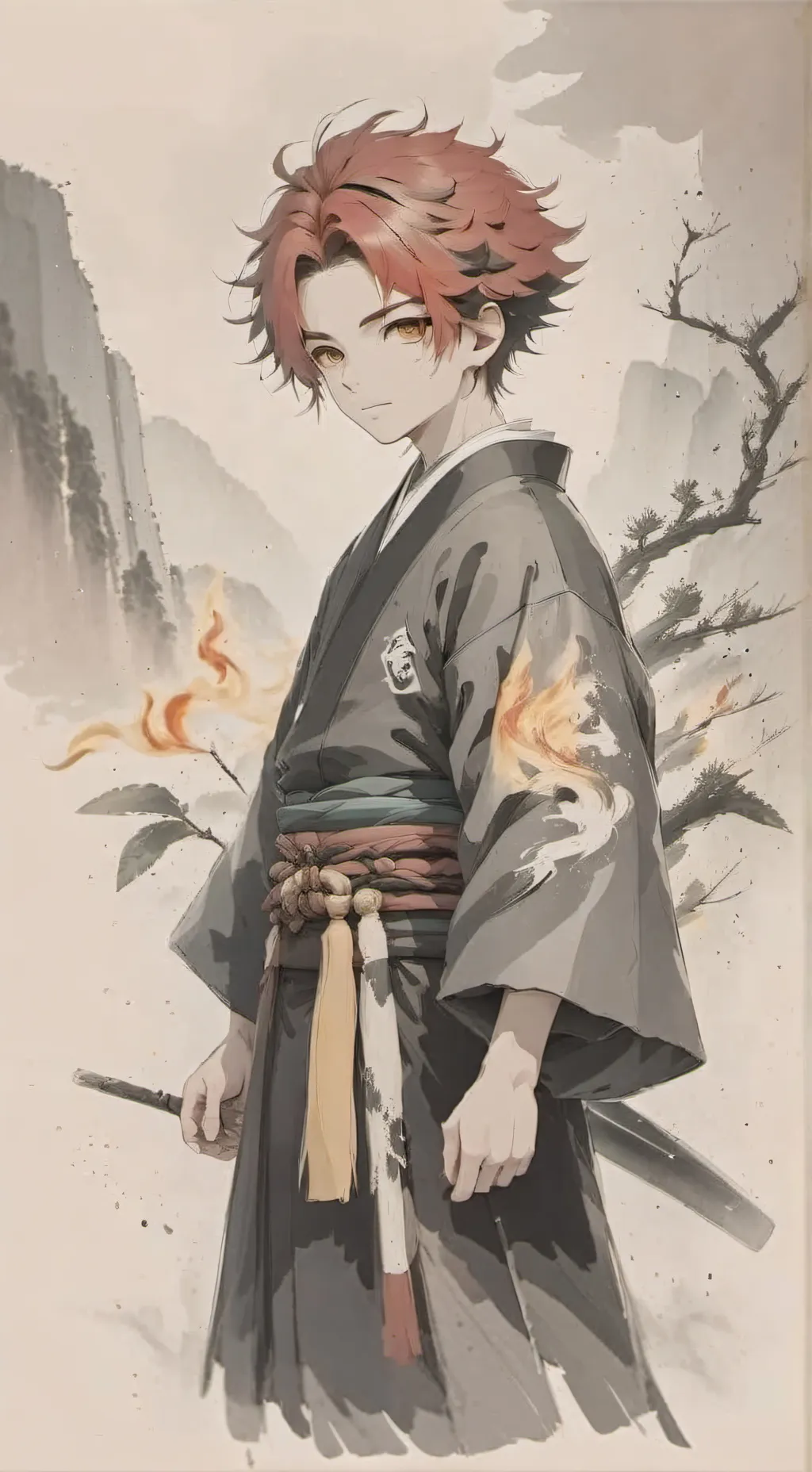 ai character: rengoku background