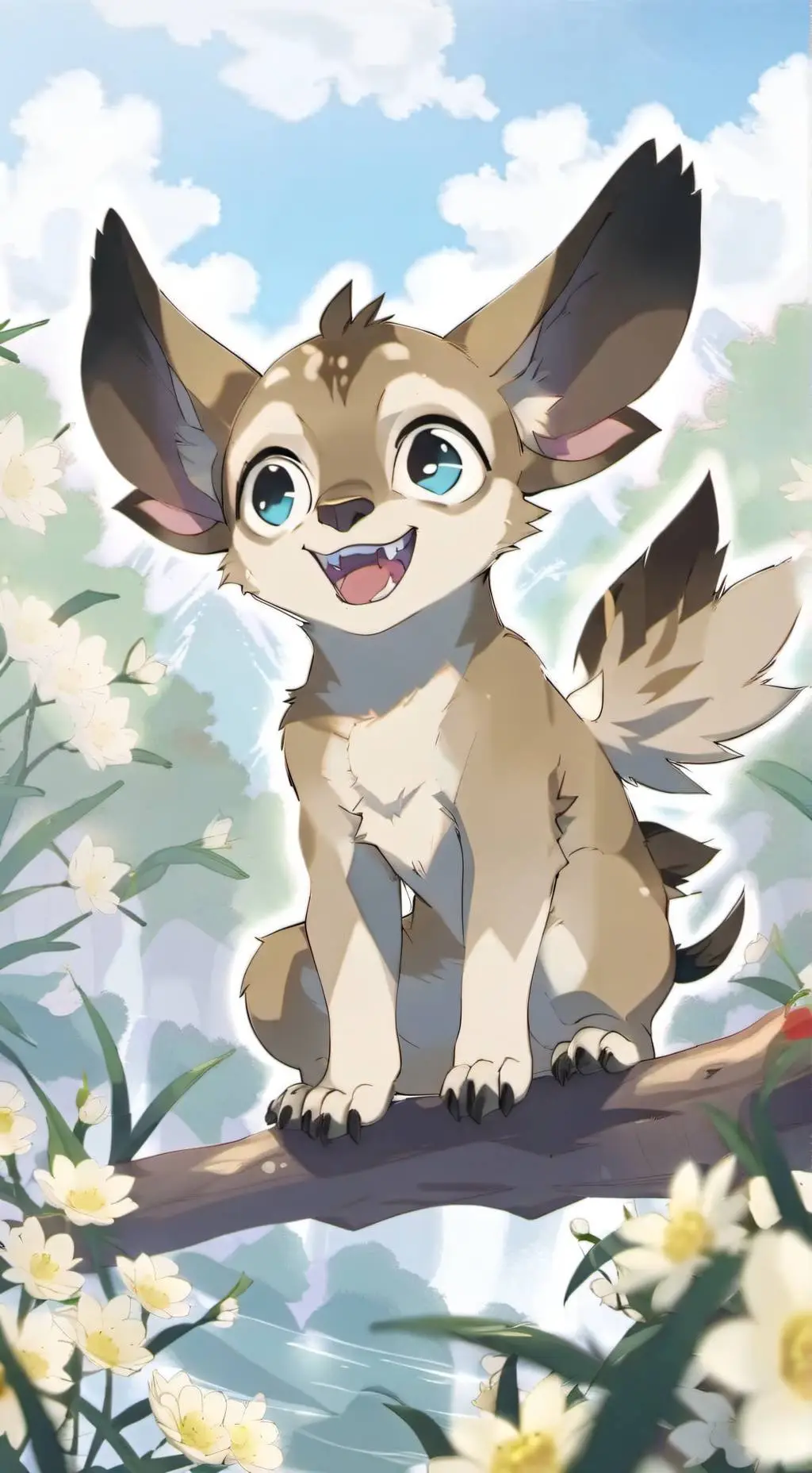 ai character: Lillo and stitch  background