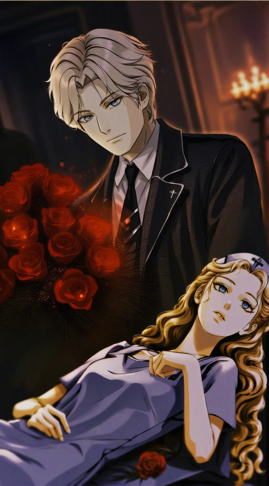 ai character: Aaron ￼ background