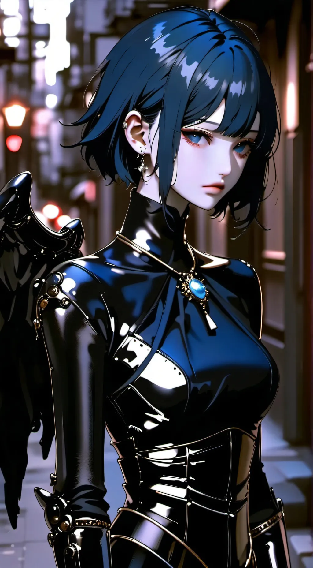 ai character: Luna background