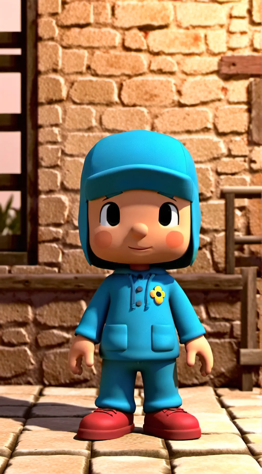 ai character: Pocoyo background