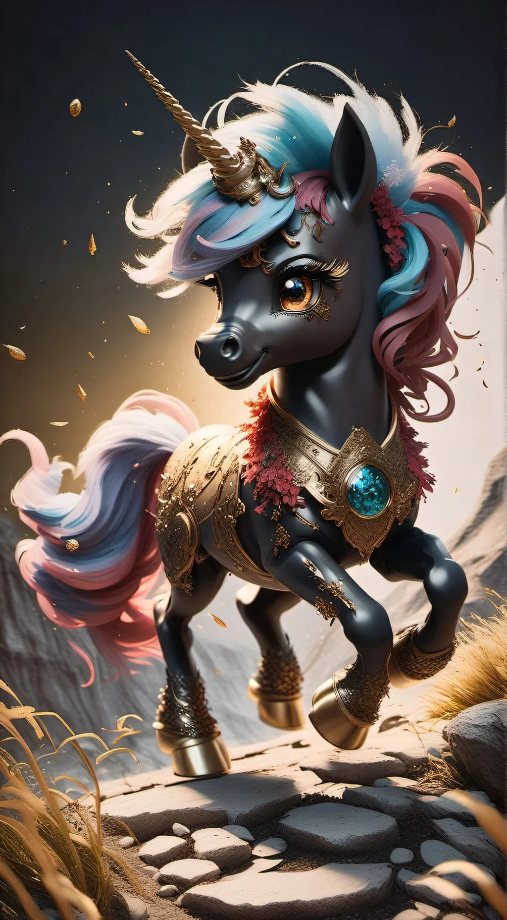 ai character: azrine  background