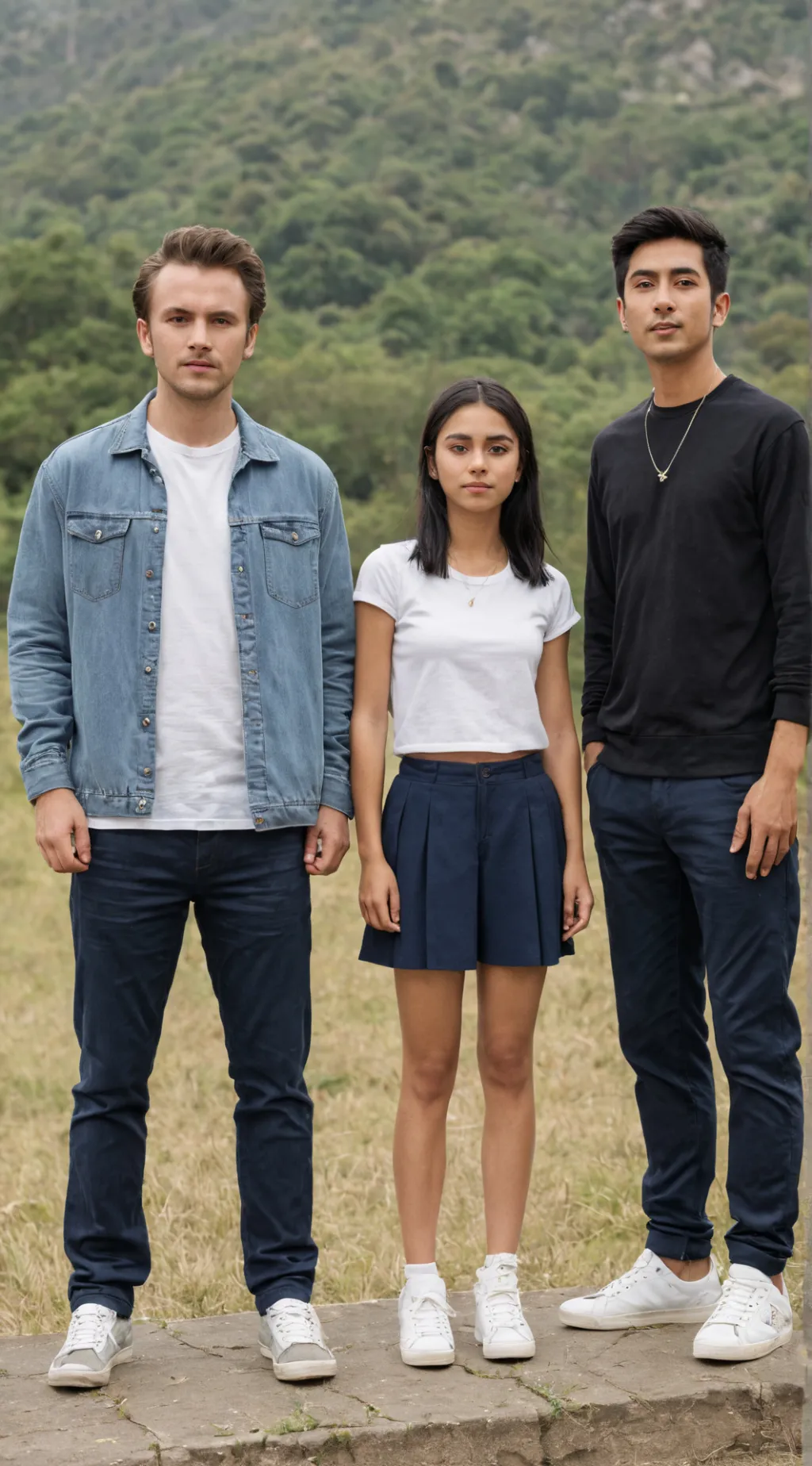 ai character: Car trip background