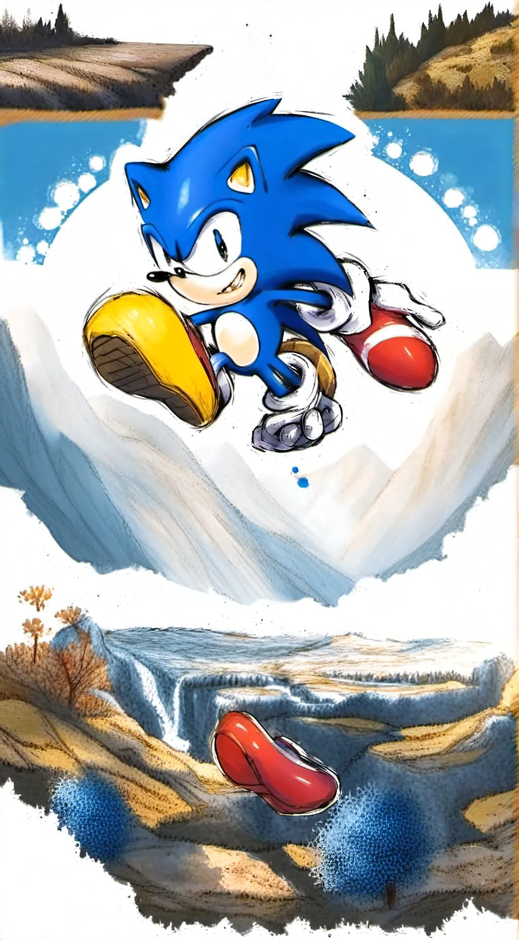 ai character: sonic background