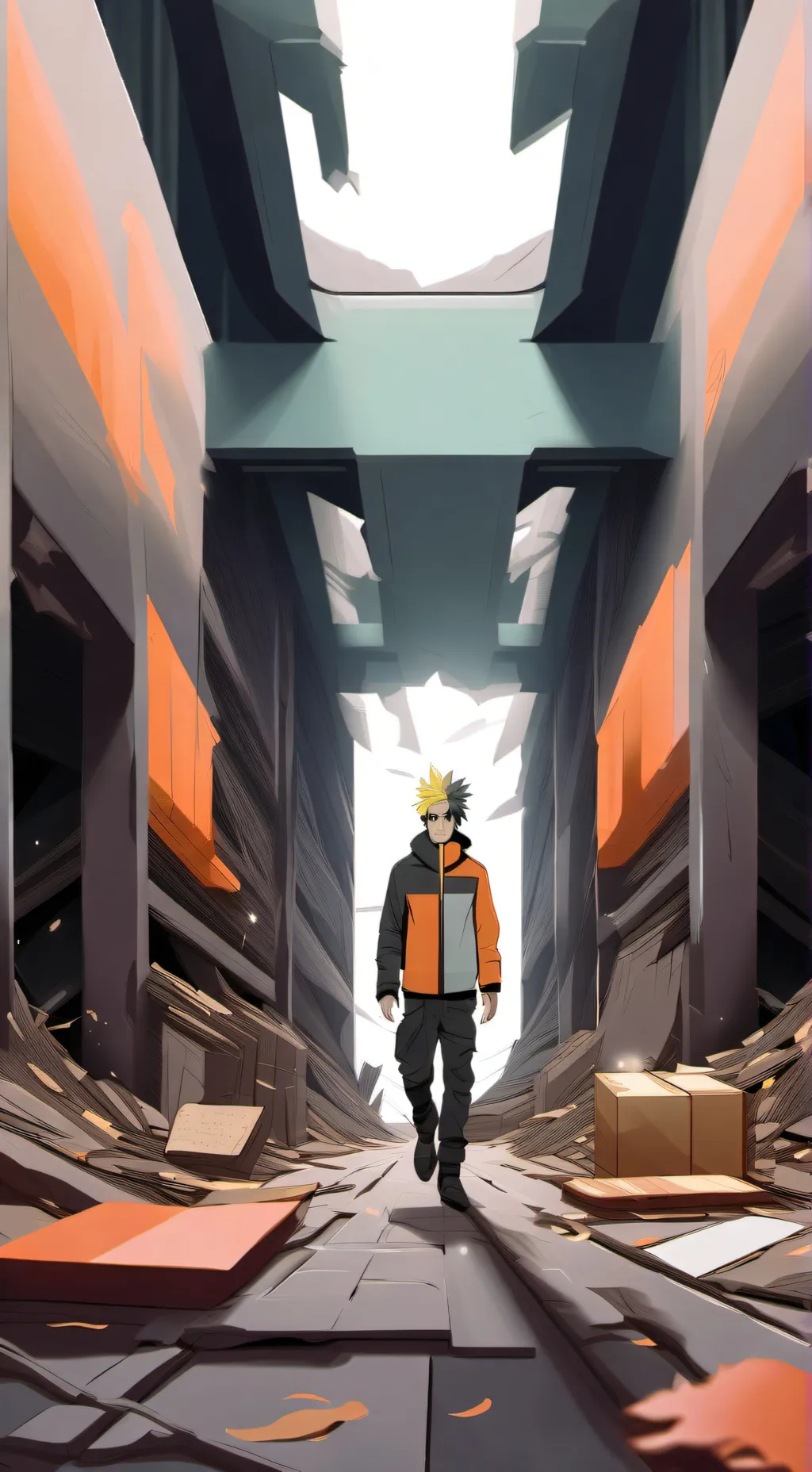 ai character: Minato  background