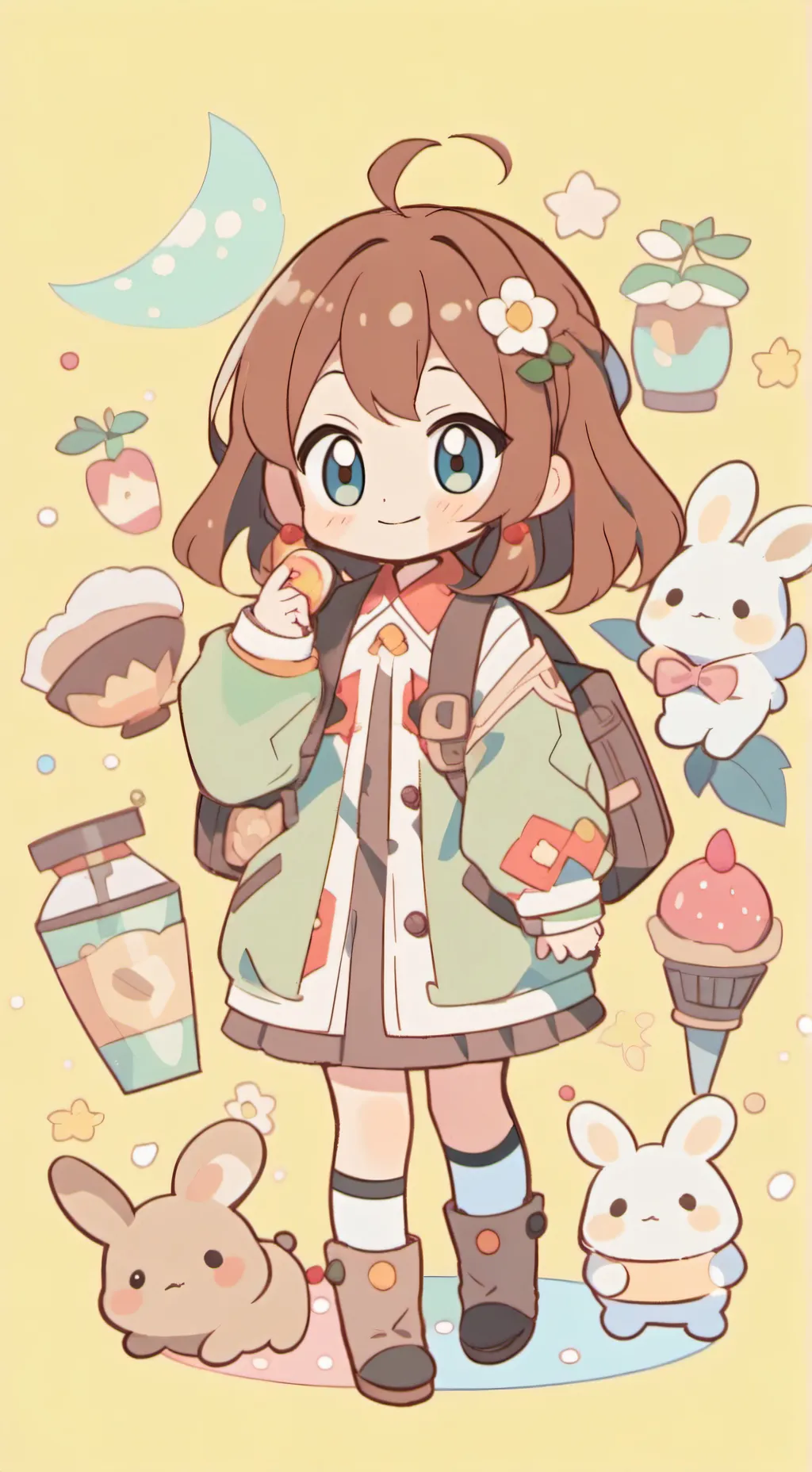 ai character: YouTuber background