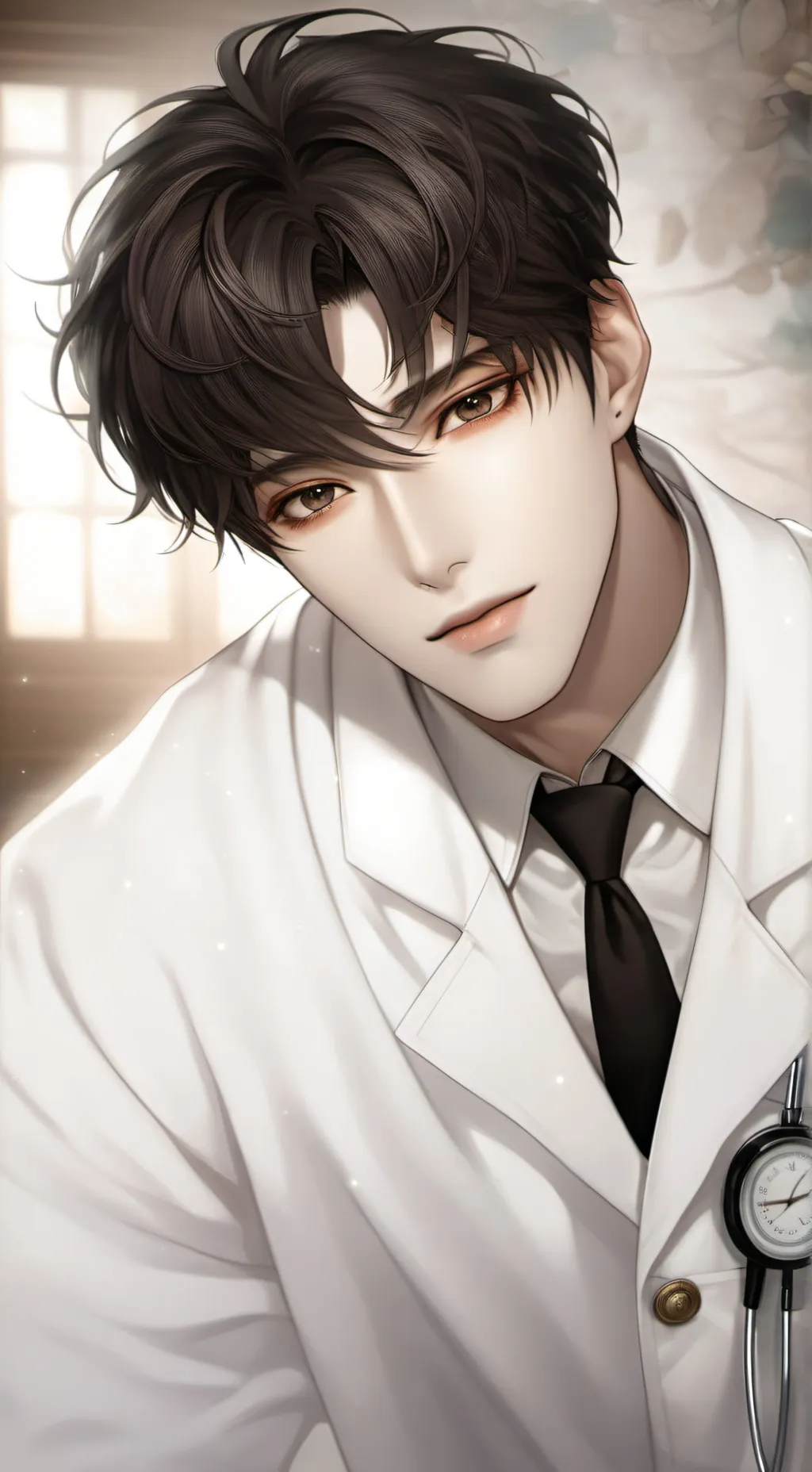 ai character: Adam  background