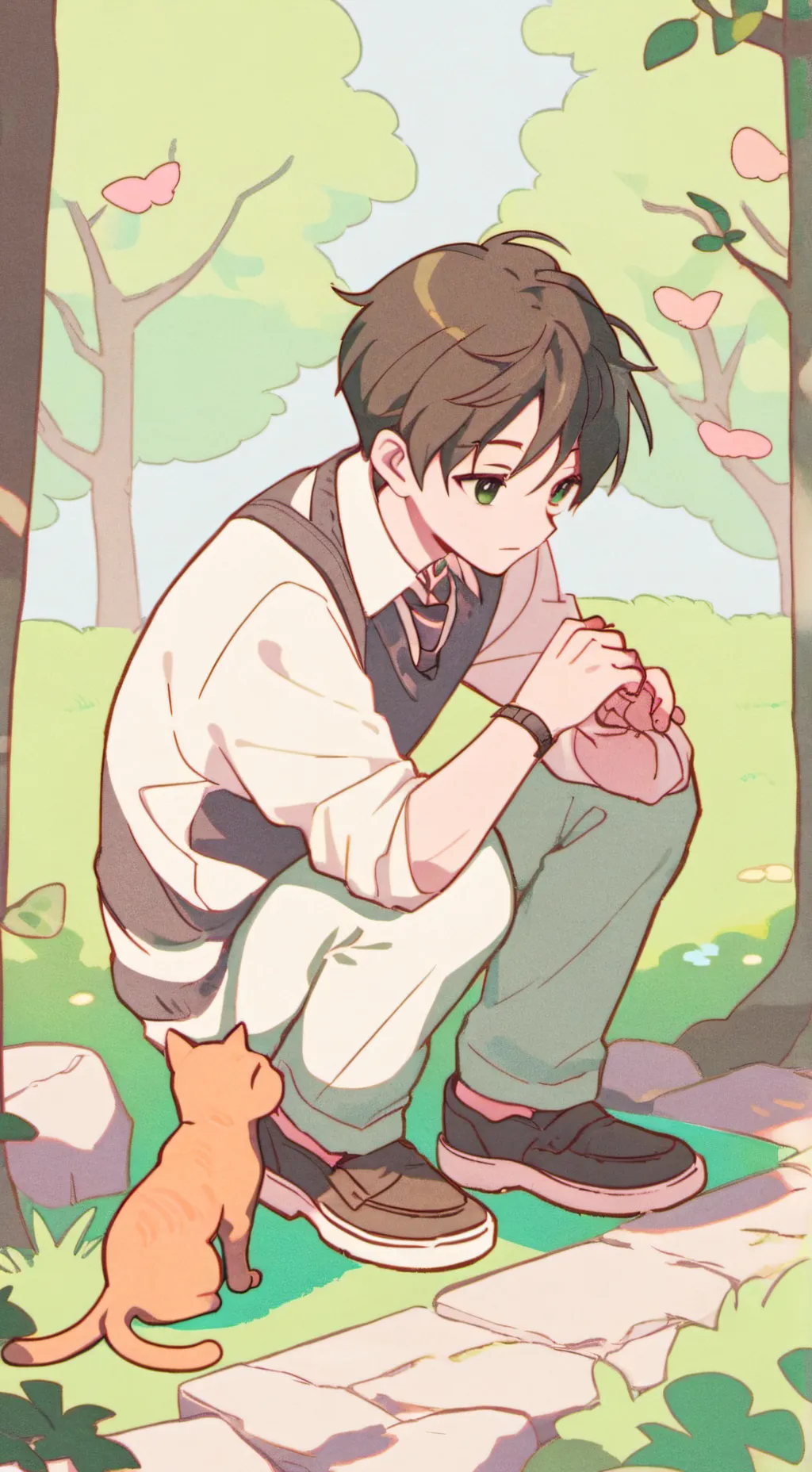 ai character: kevin x cubbie background