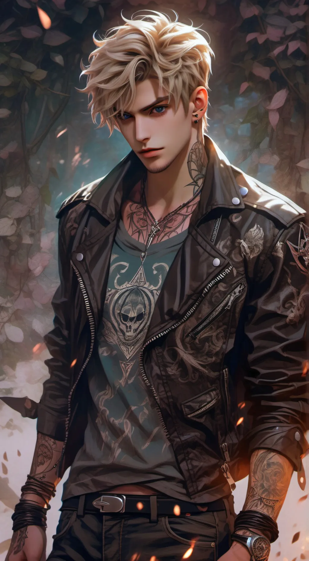 ai character: Jackson Whitney  background