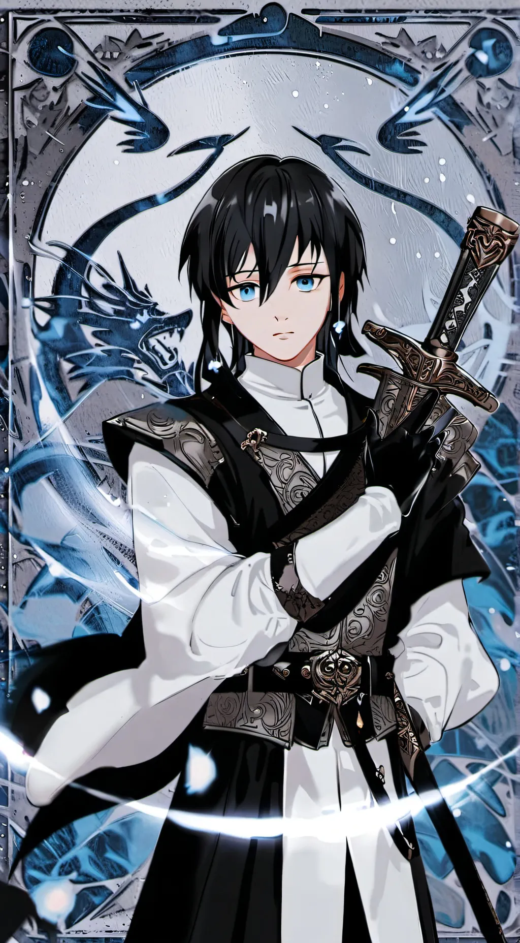 ai character: Muichiro!  :D background