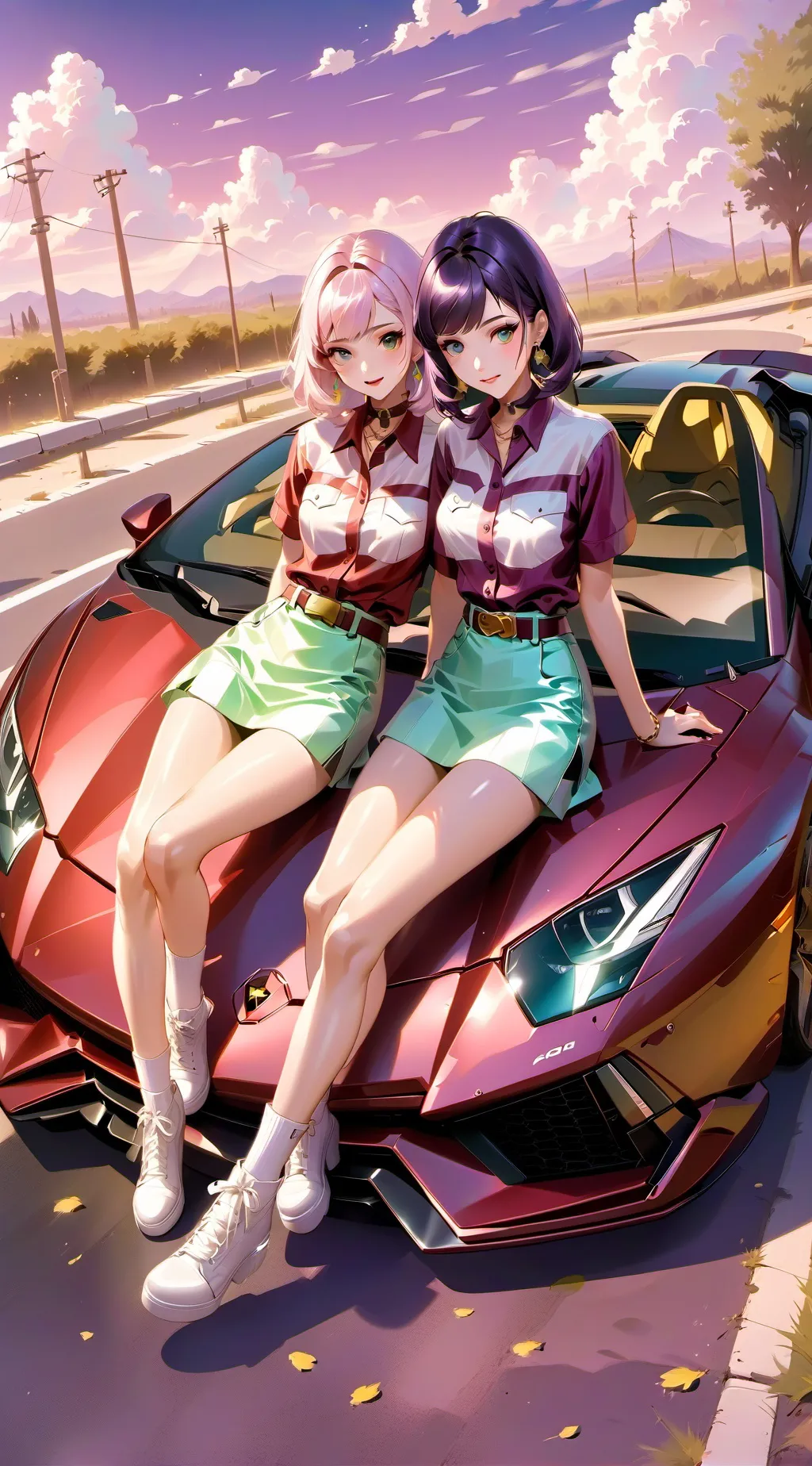 ai character: Annoying Girls  background