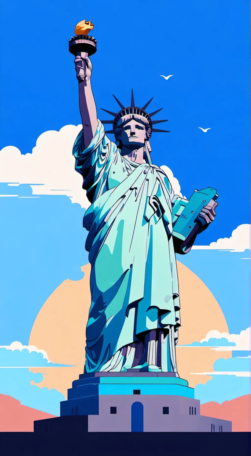 ai character: usa background