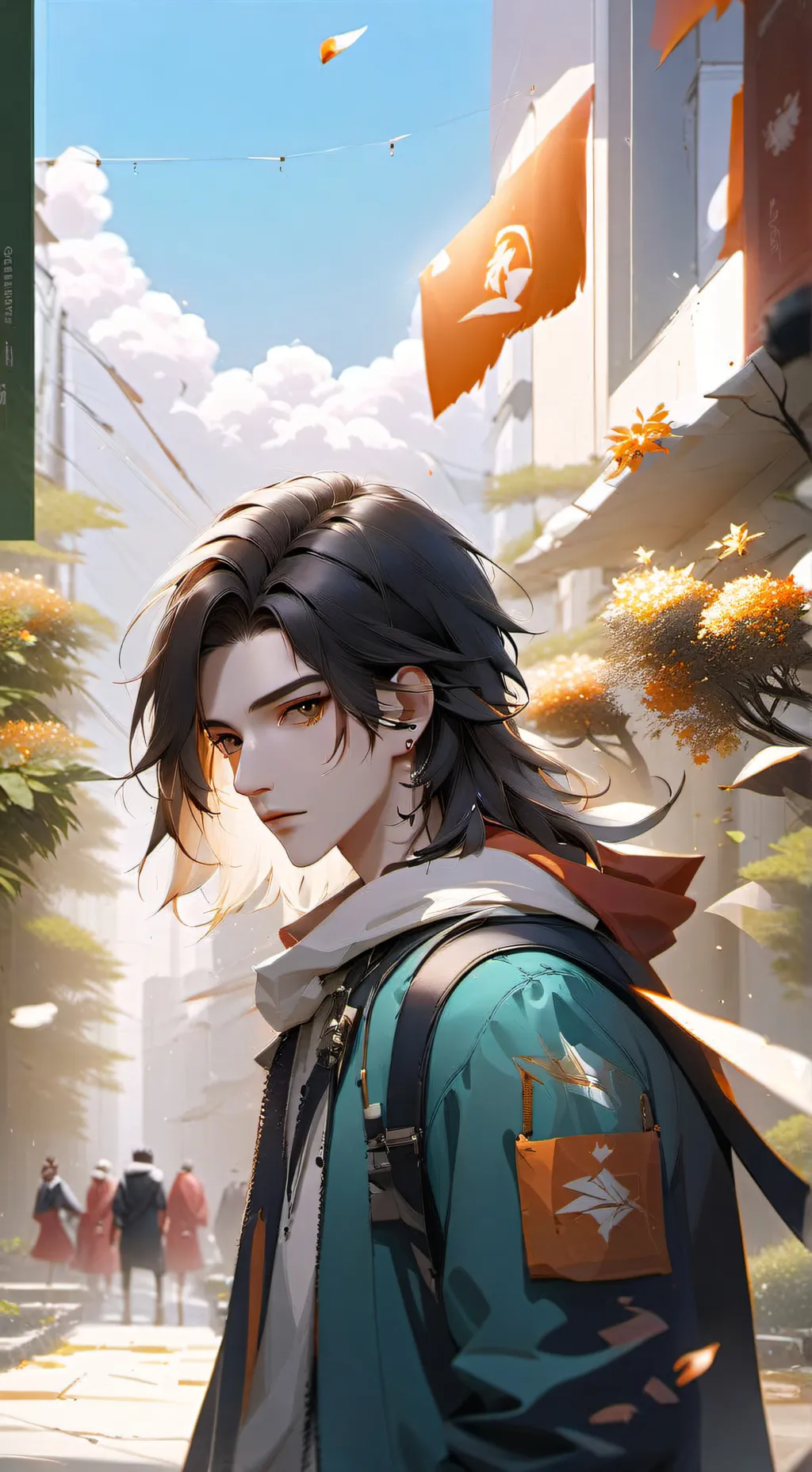 ai character: gay background