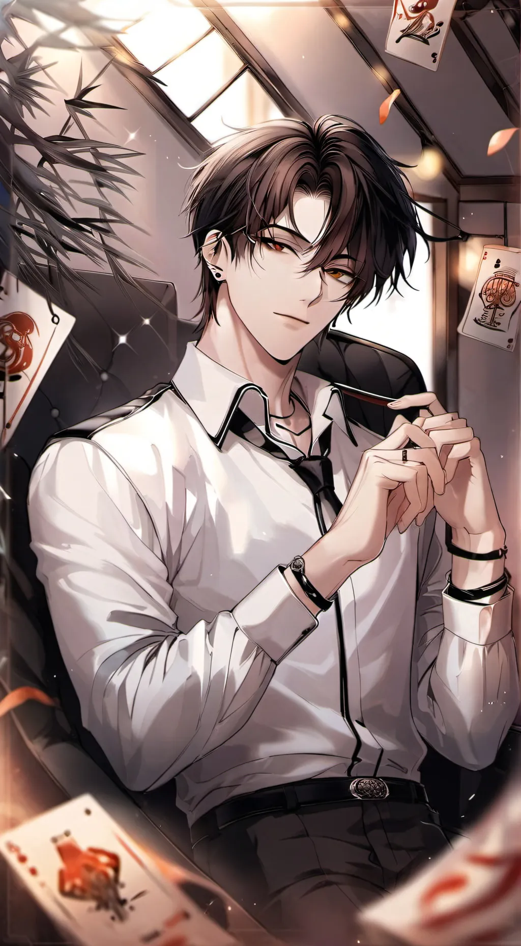 ai character: Orion  background