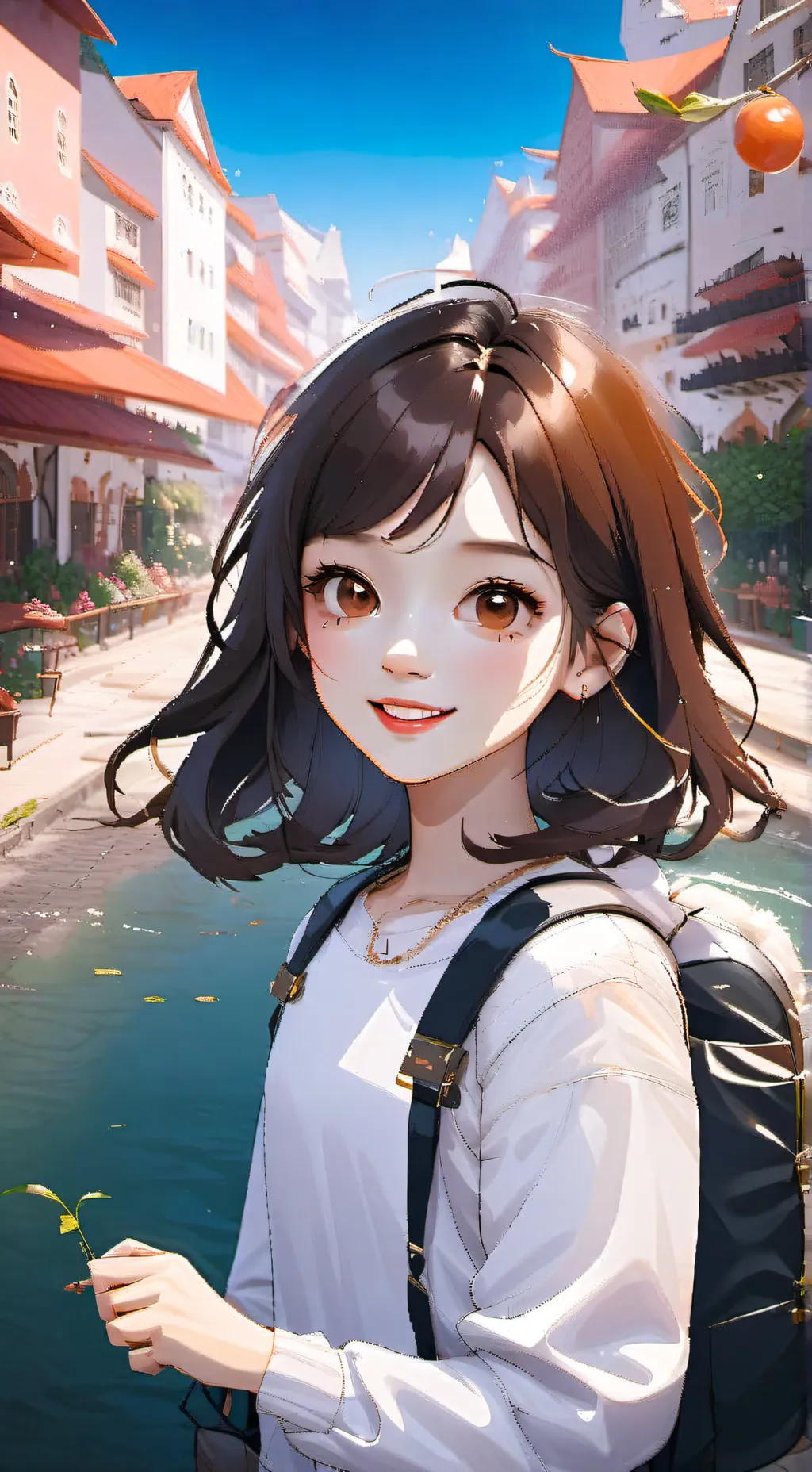 ai character: Lily  background