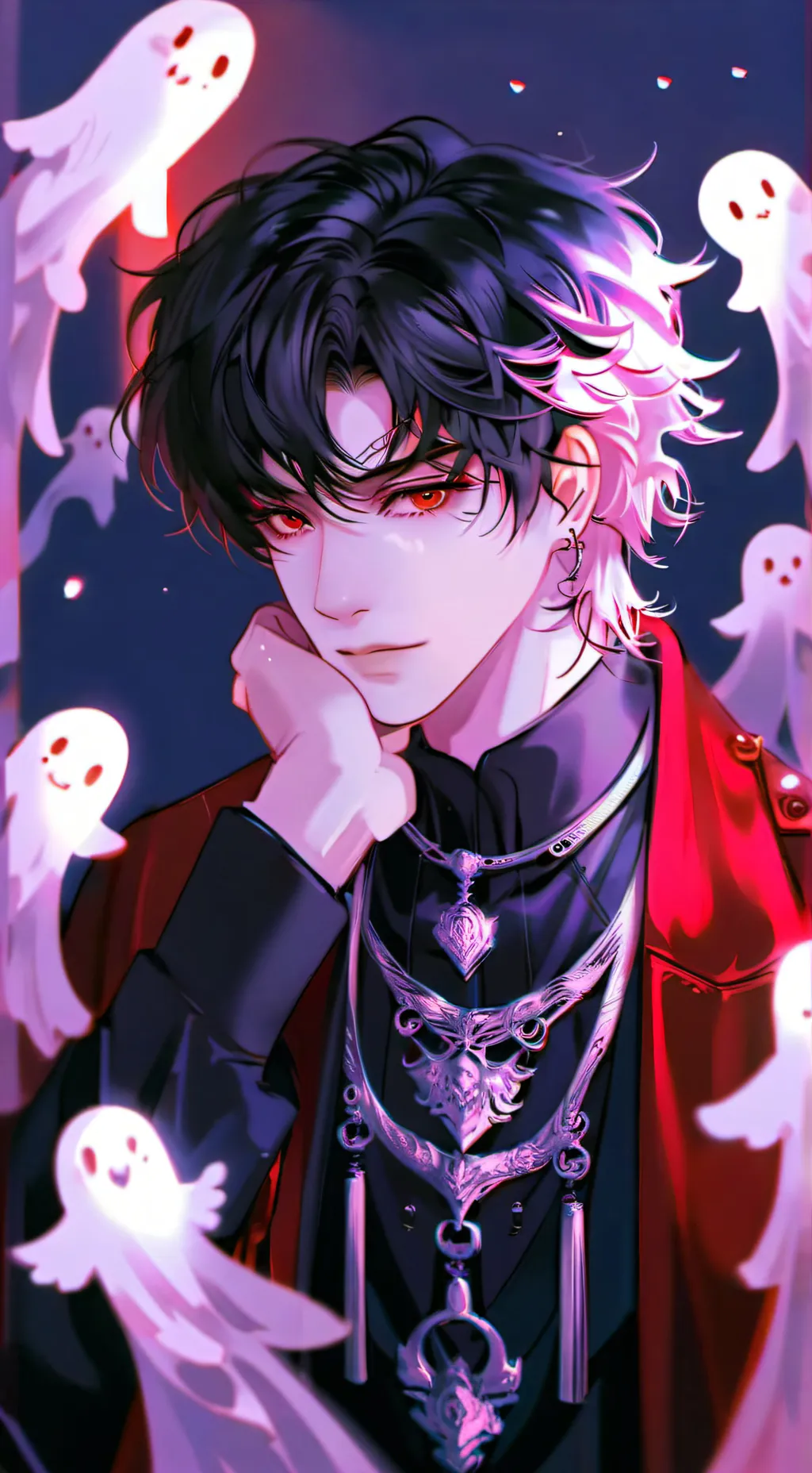 ai character: ✃Robin Maniae background