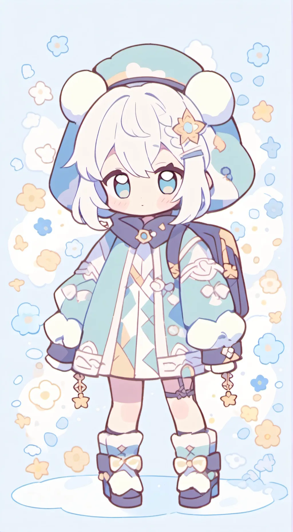 ai character: slender boy ☺️☺️☺️ background