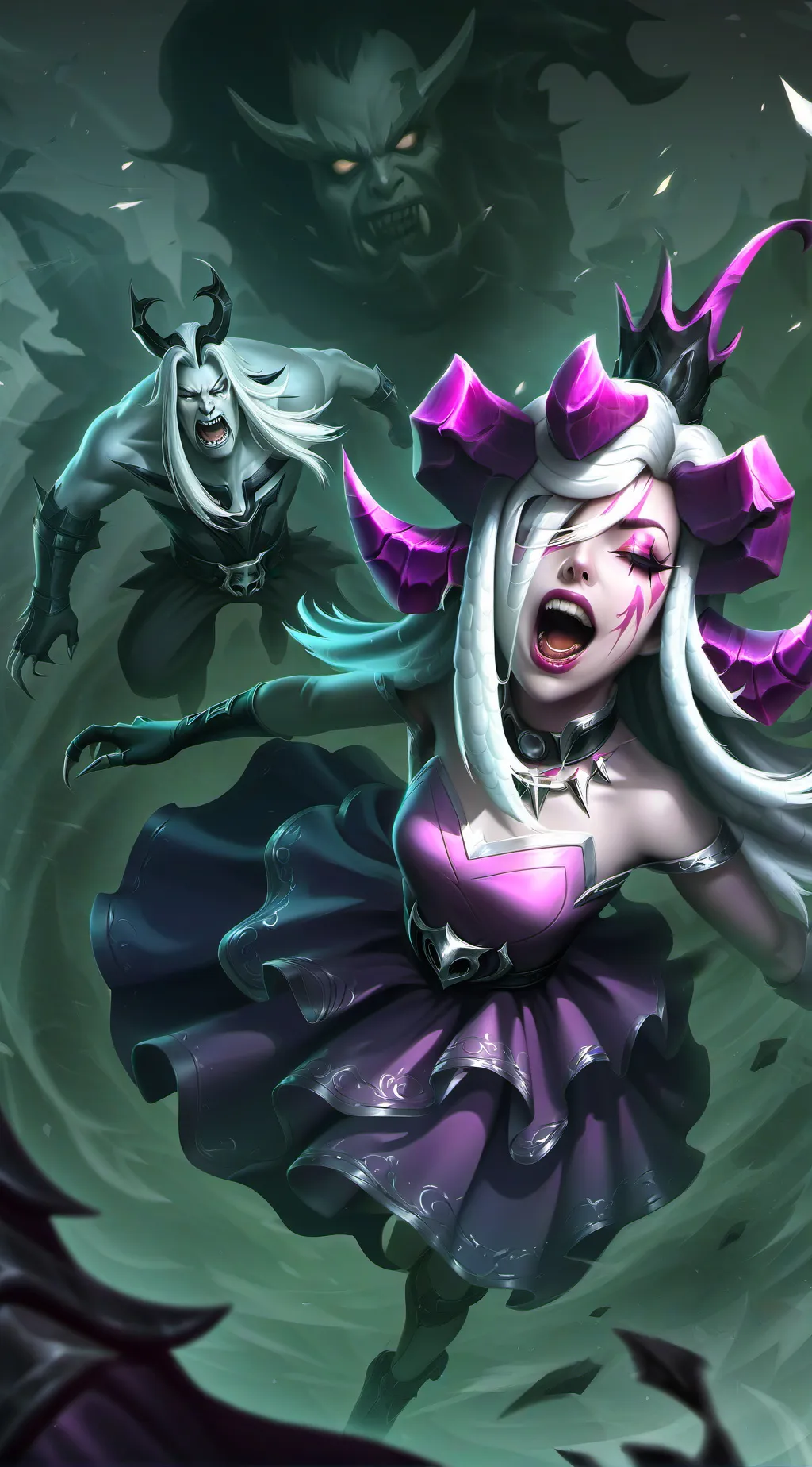 ai character: the battle background