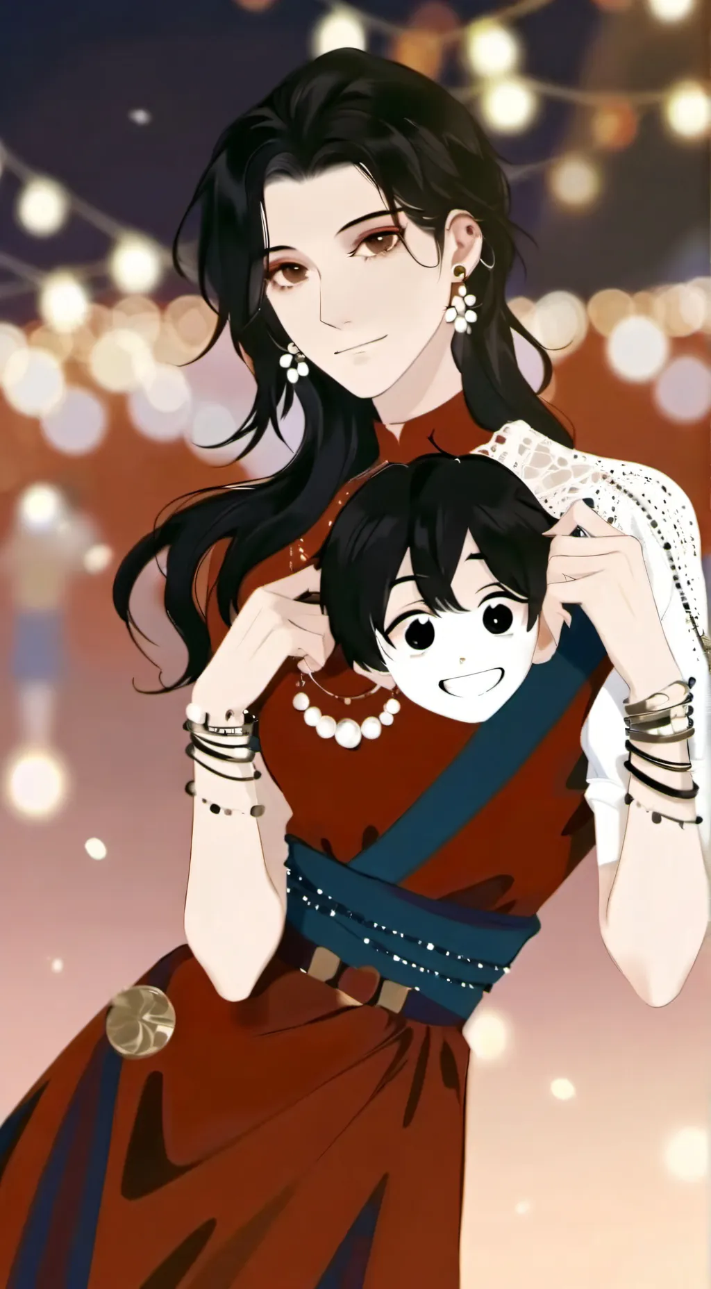 ai character: bru max  background