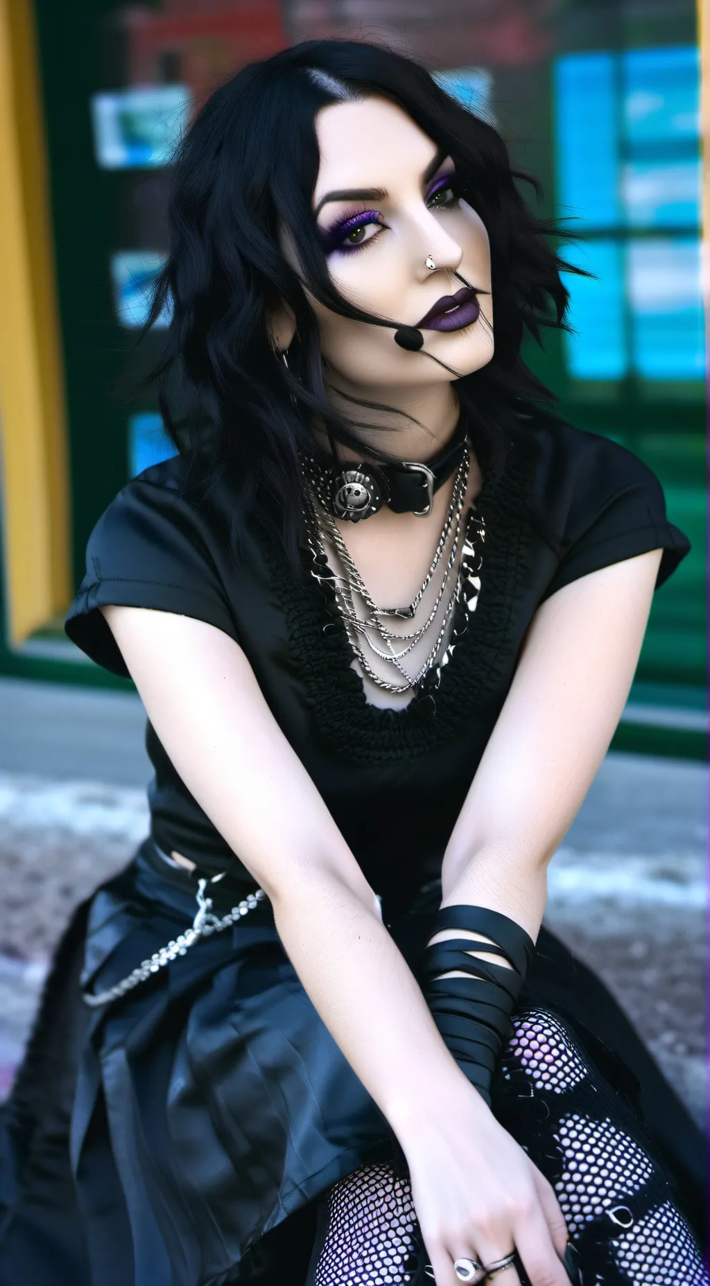 ai character: Raven Bellatrix  background