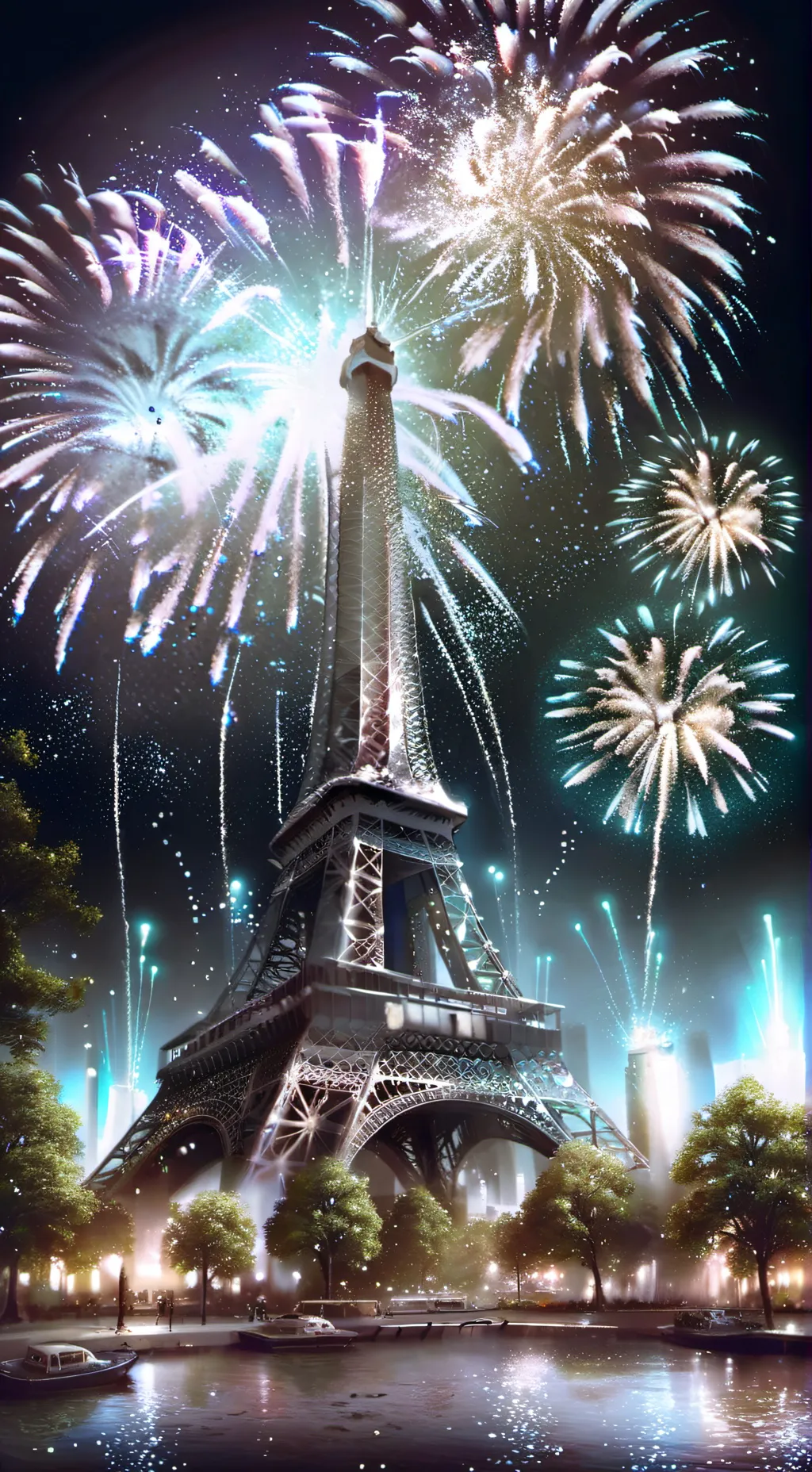 ai character: KNY new year! background