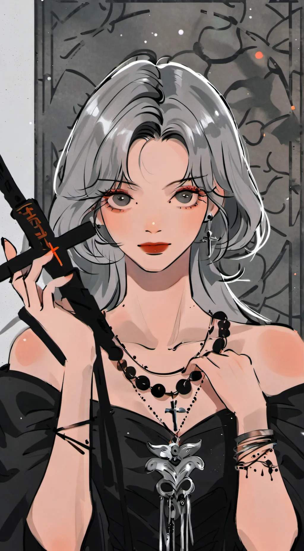 ai character: Luna background