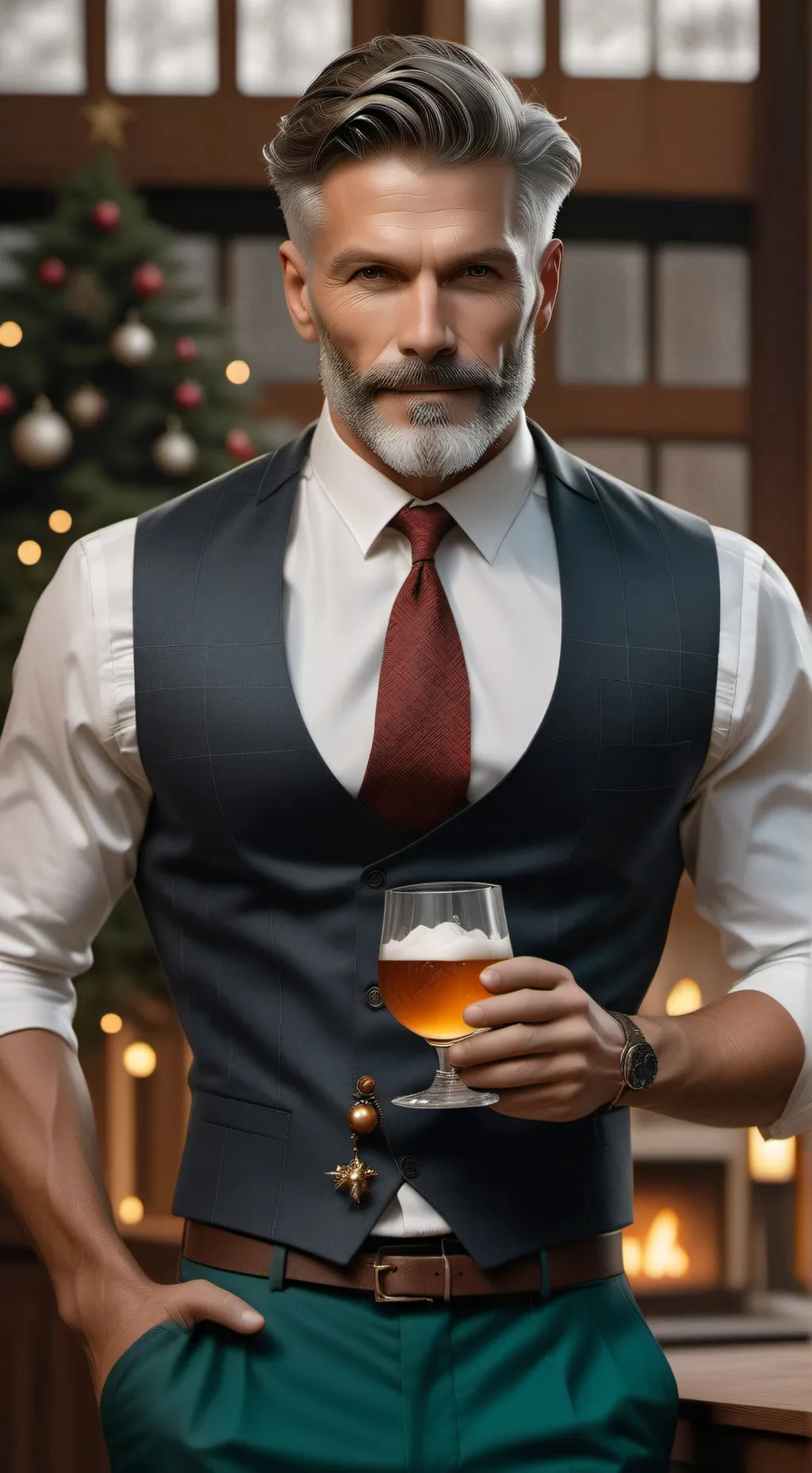 ai character: Krampus background